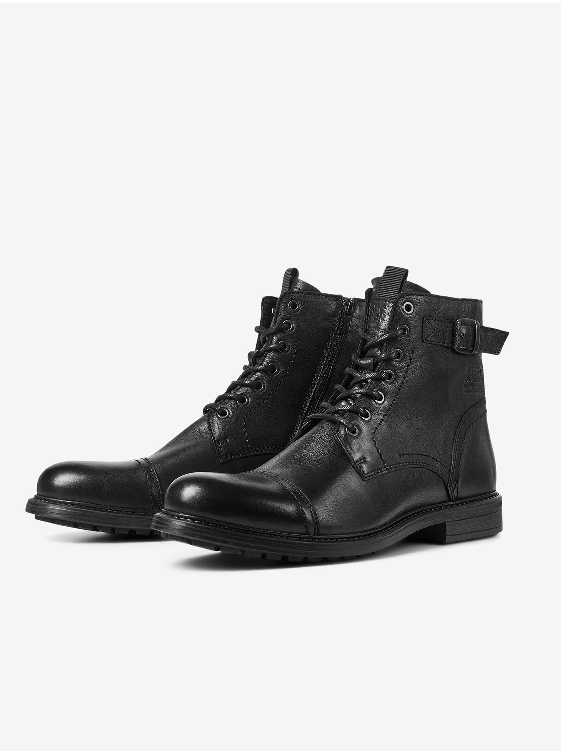 black-ankle-leather-jack-jones-shelby-shoes-men