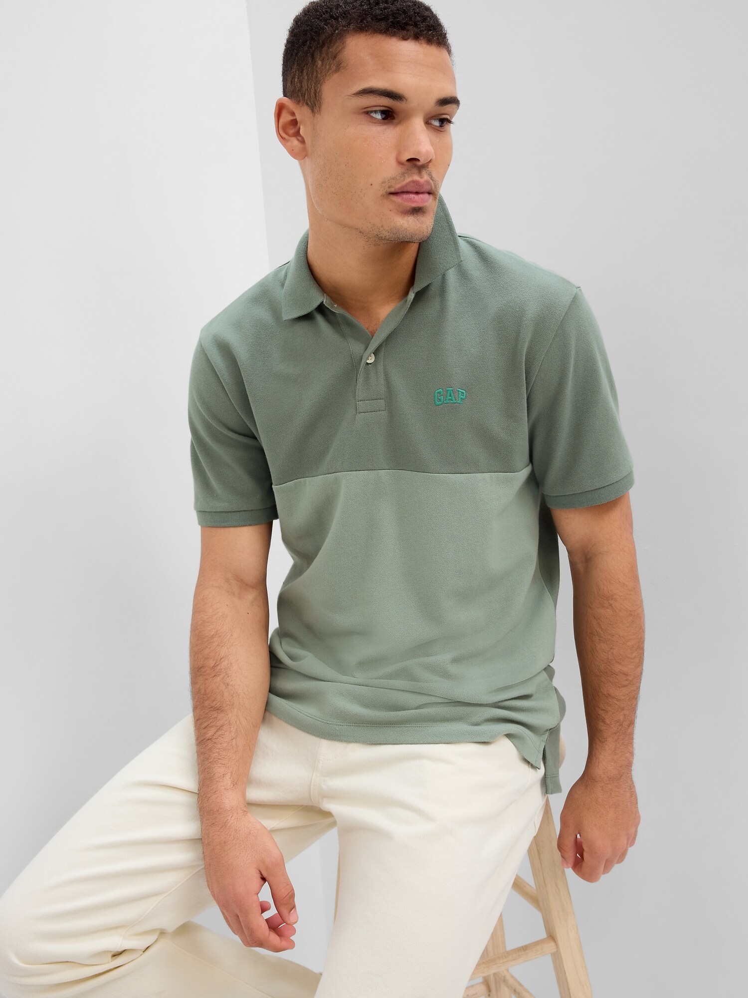 Polo T-shirt With GAP Logo - Men