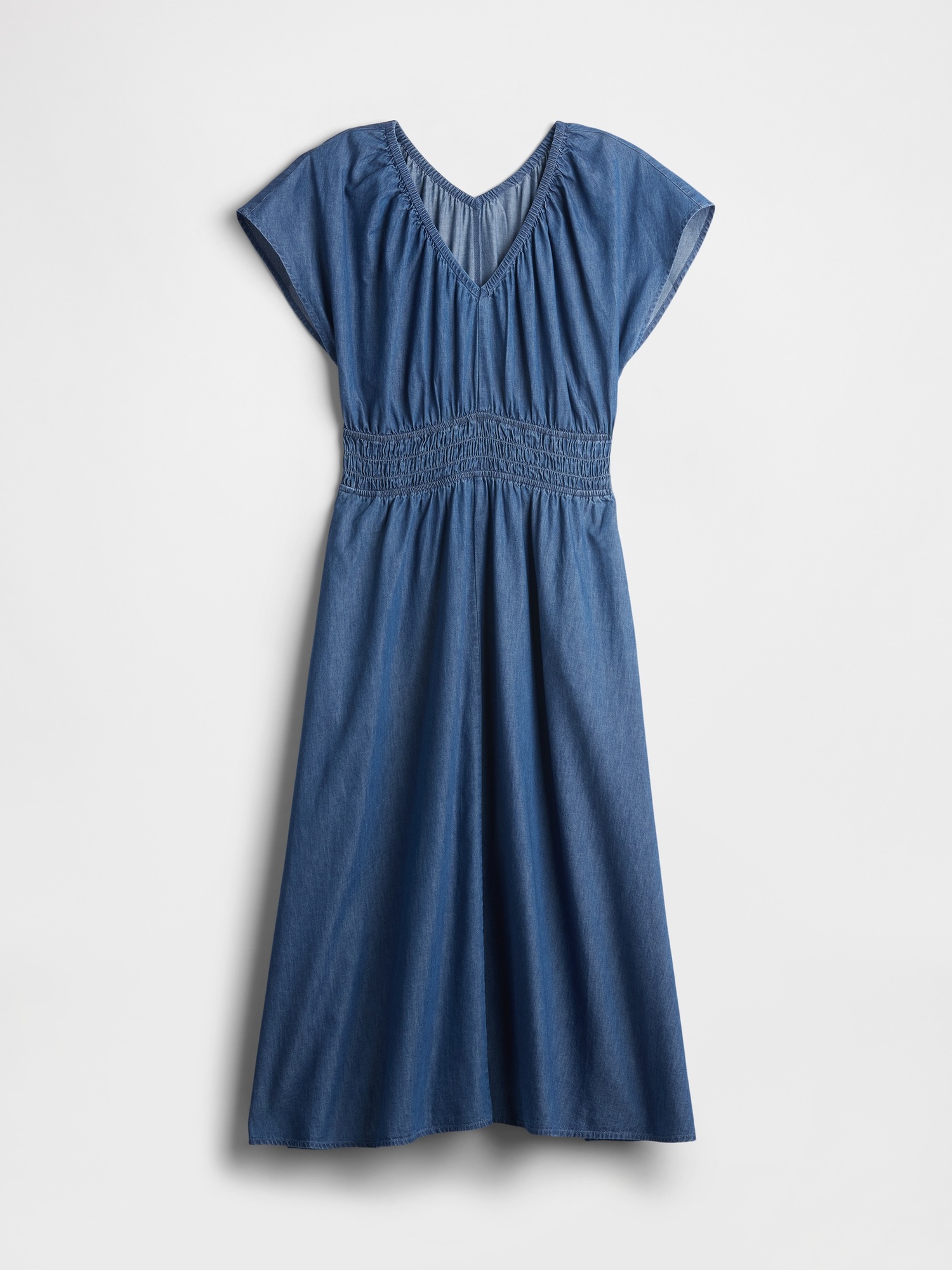 GAP Chambray maxi dress with pockets Americana - Women's
