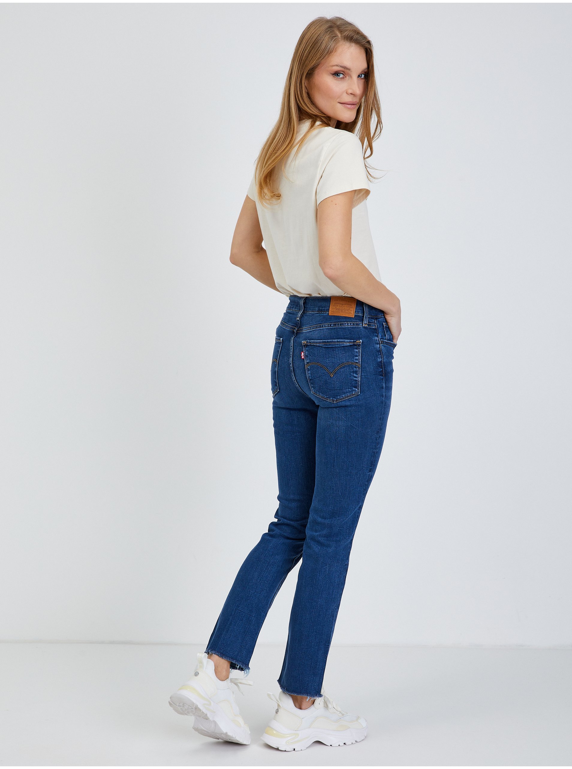 Straight fit pentru femei Levi's® - albastru inchis