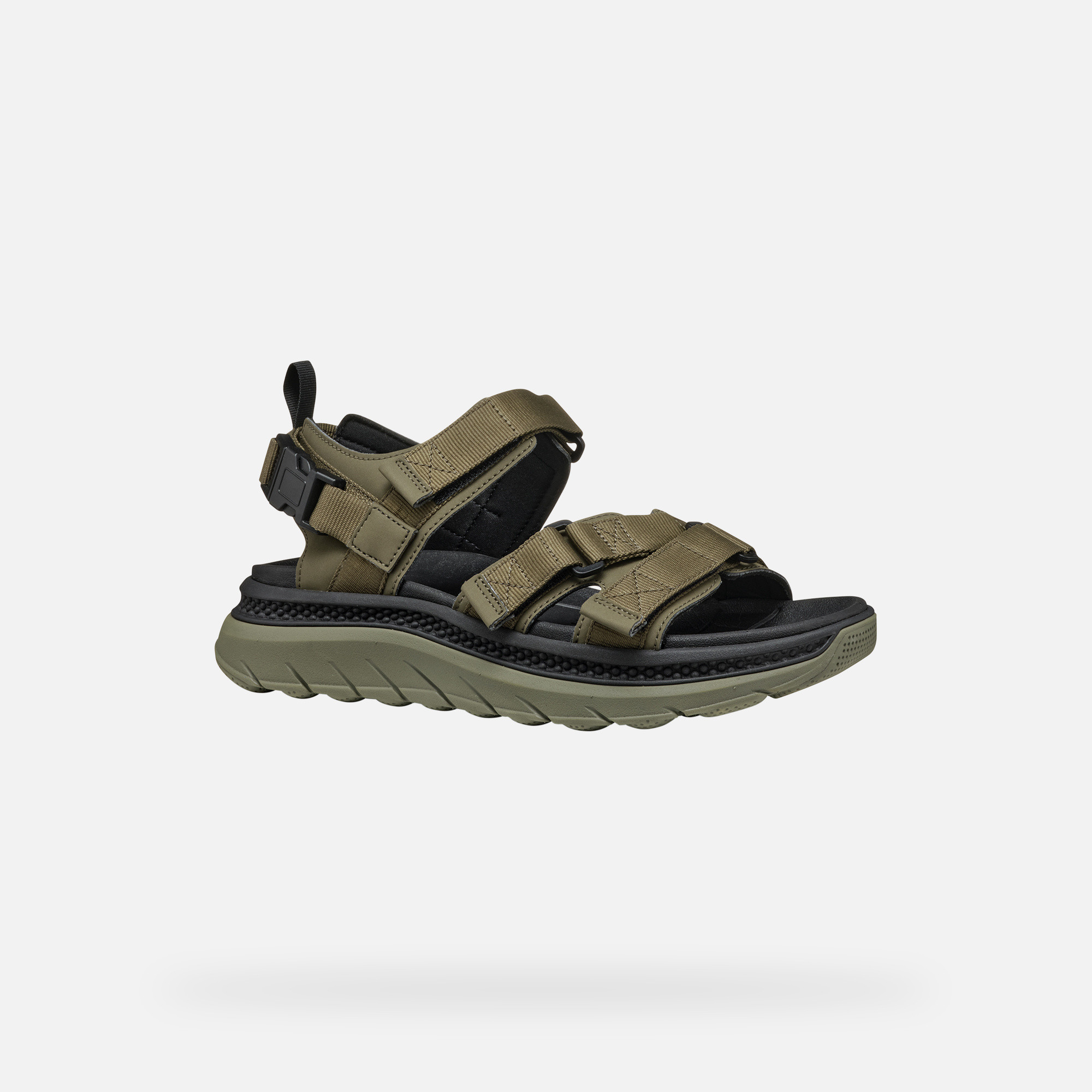 Khaki men&#039;s sandals Geox Spherica Actif X S - Men&#039;s