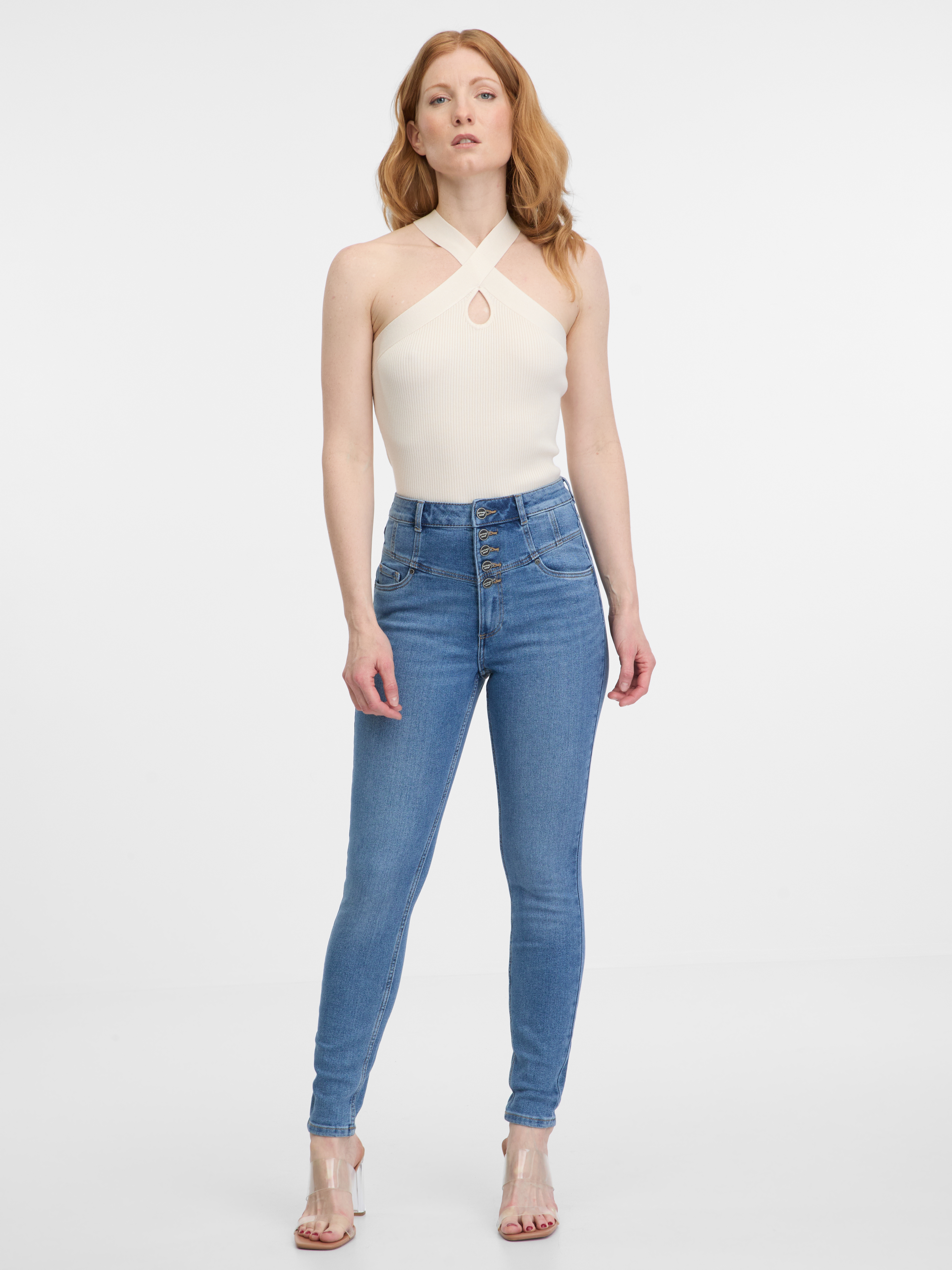 Skinny fit pentru femei ORSAY - albastru