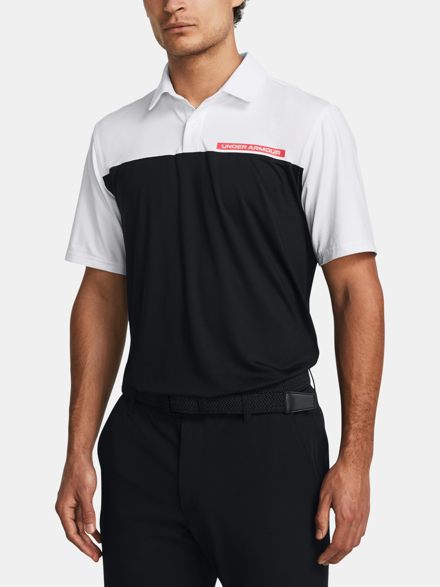 Under Armour T-Shirt UA T2G Color Block Polo-BLK - Men