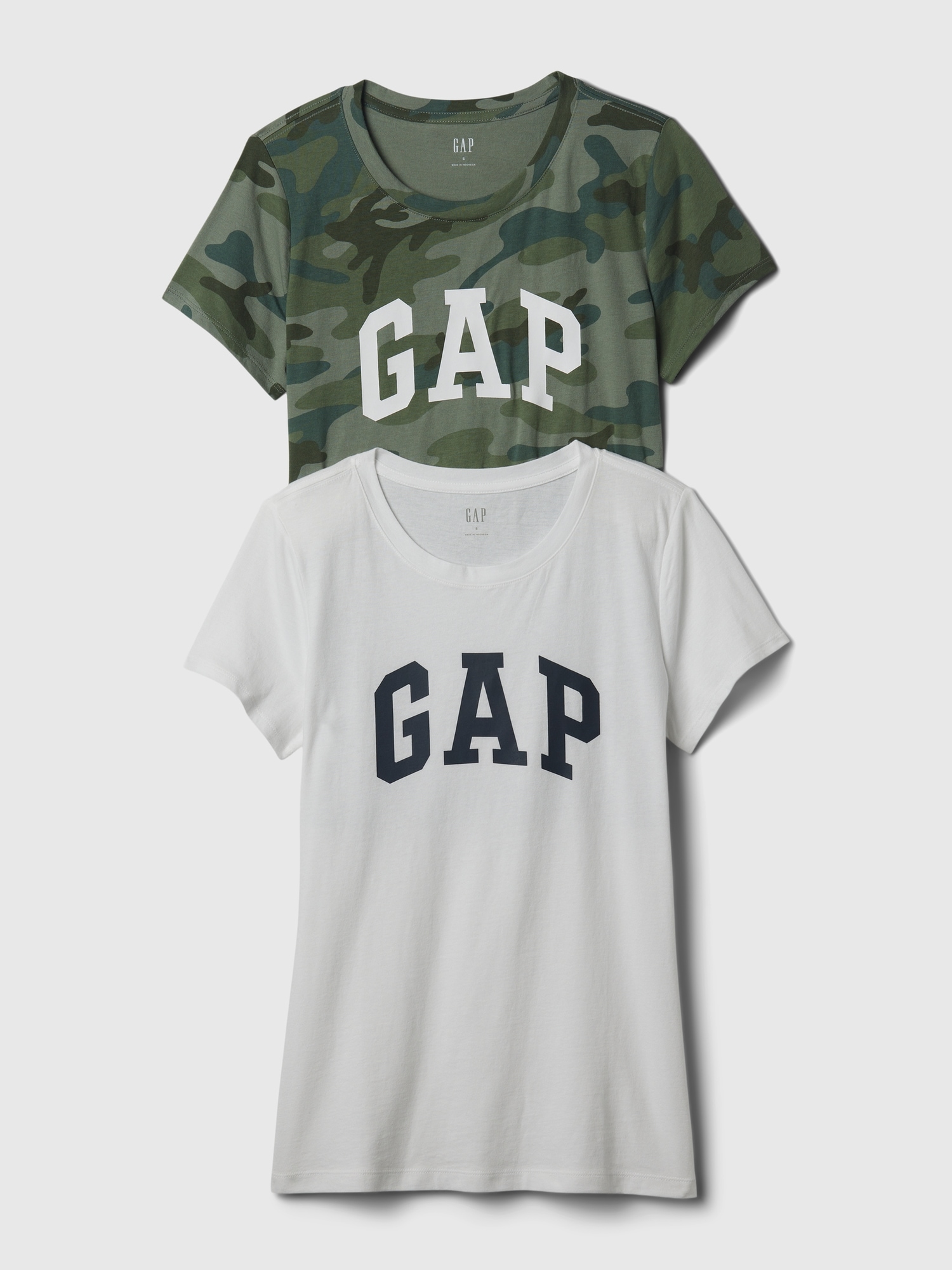 T-shirts With Logo GAP, 2pcs - Women