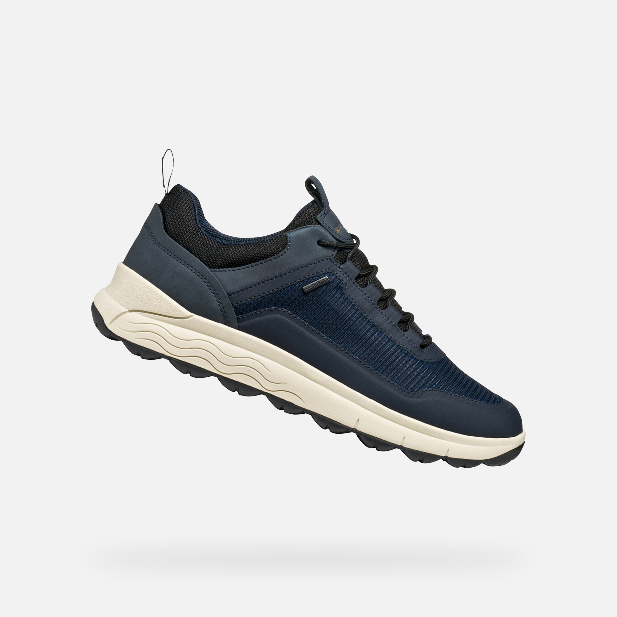 Dark blue mens sneakers Geox Spherica 4X4 B ABX - Mens