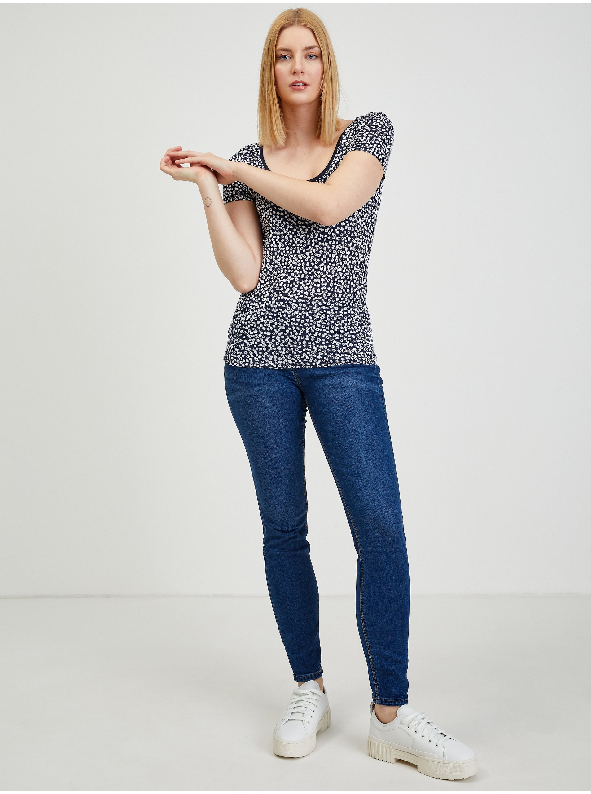 Tricouri pentru femei ORSAY - albastru inchis