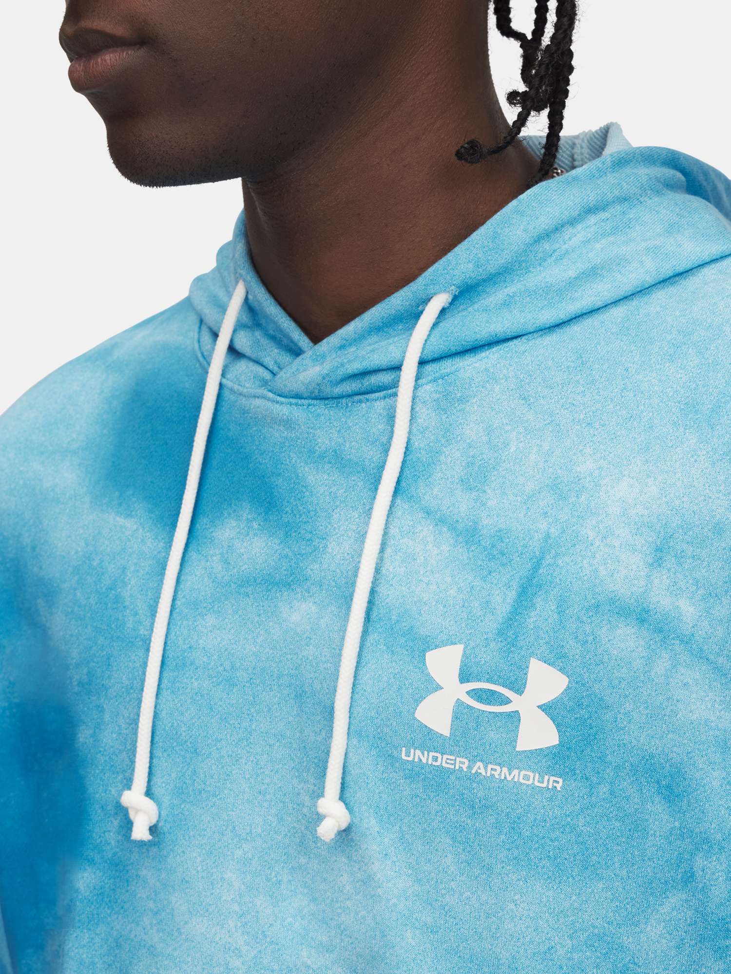 Men's sweatshirt Under Armour UA Rival Terry AOP Hood Q1 - Men's
