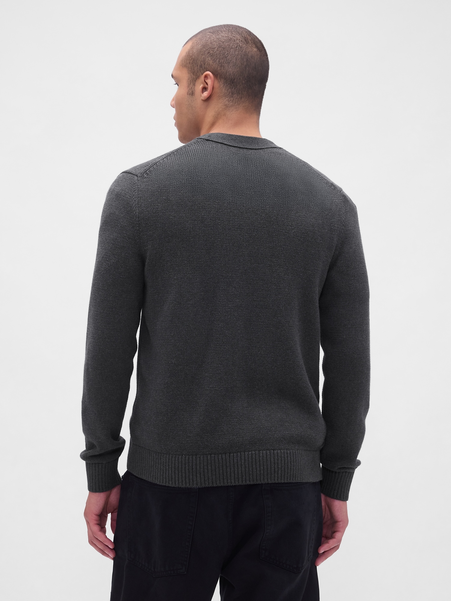 Cardigan bărbătesc cu nasturi