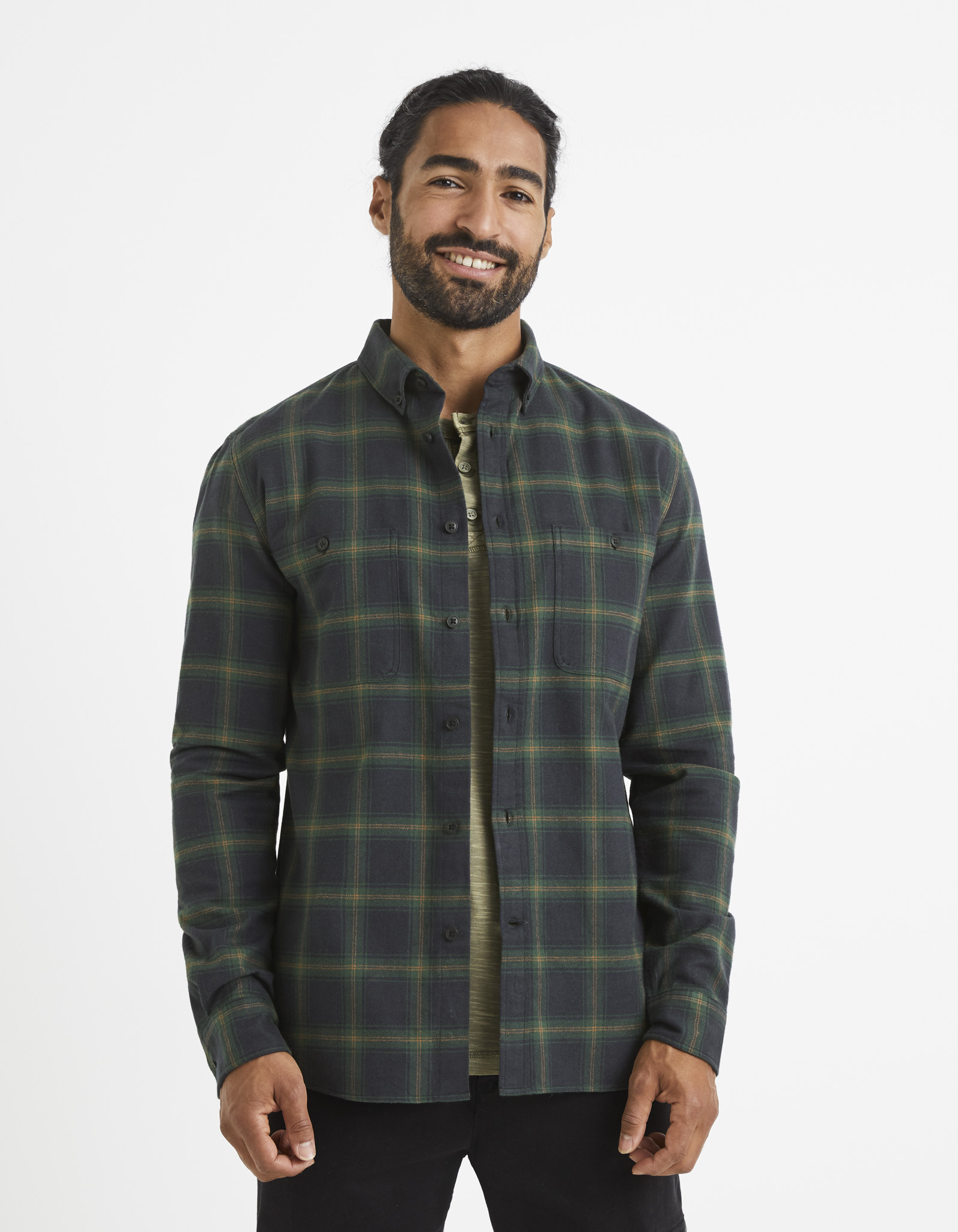 Celio Plaid Shirt Vathentic - Men