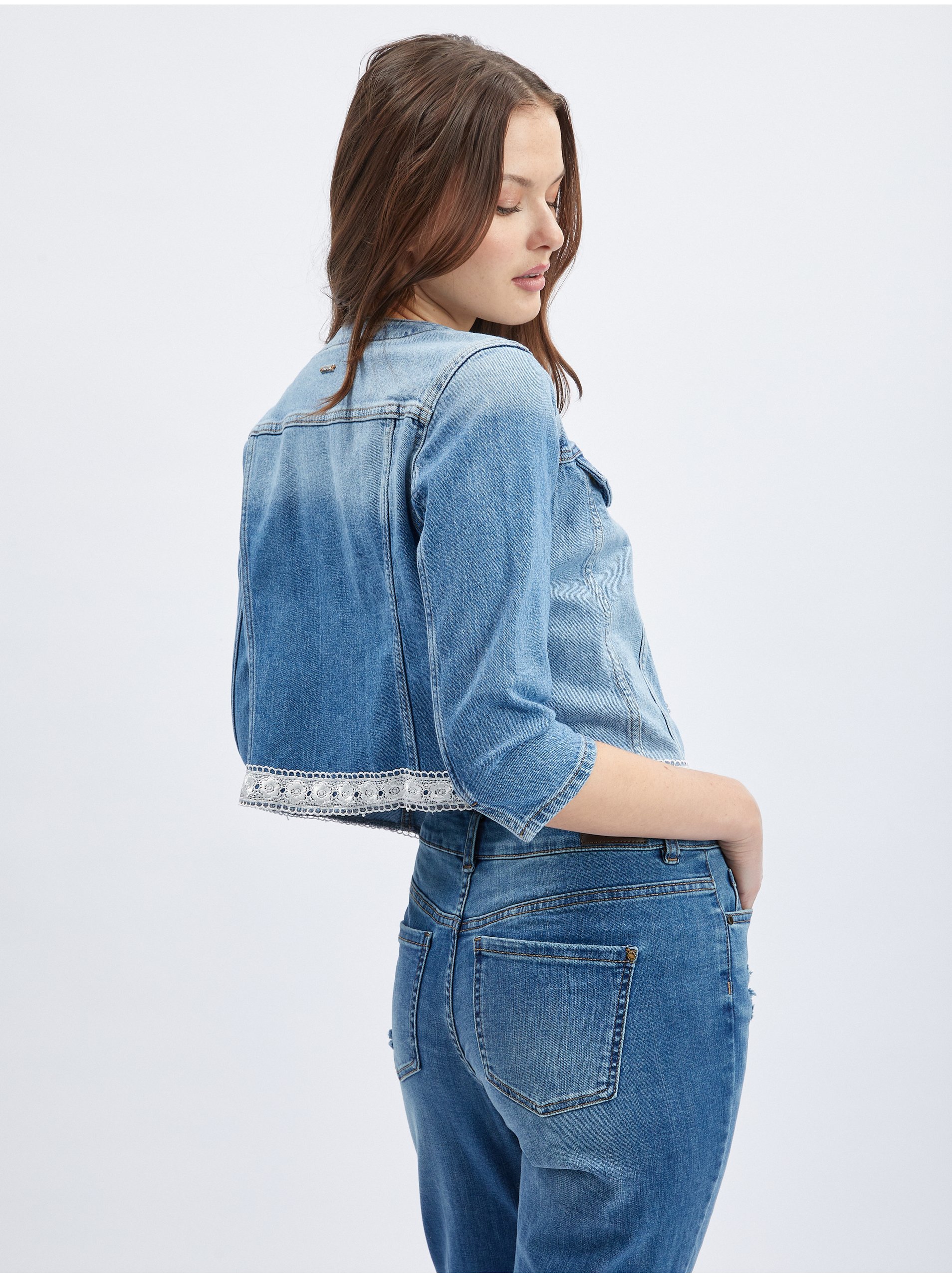 Orsay Light blue women's denim jacket - Women's
