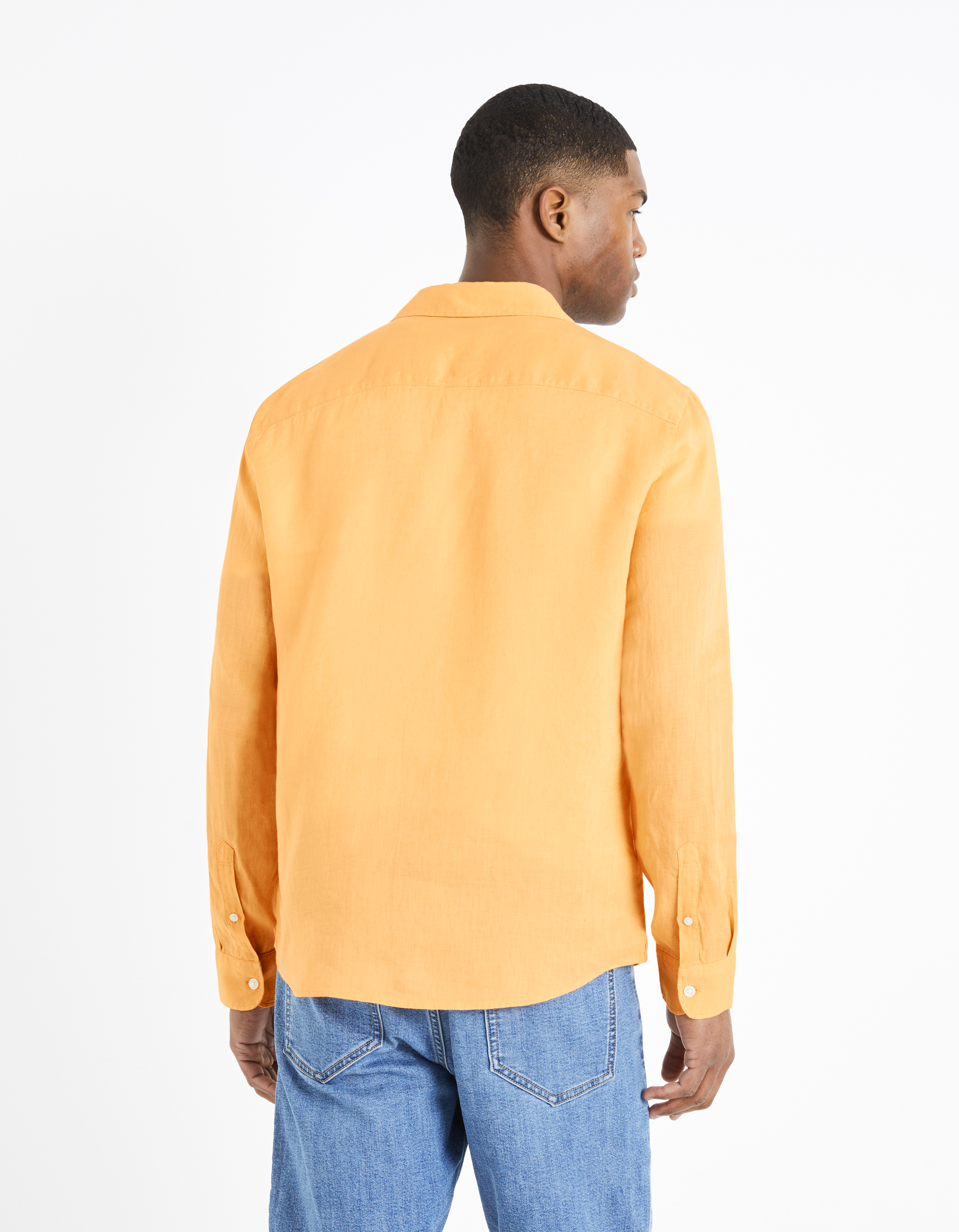 Camasi casual pentru barbati Celio - oranj
