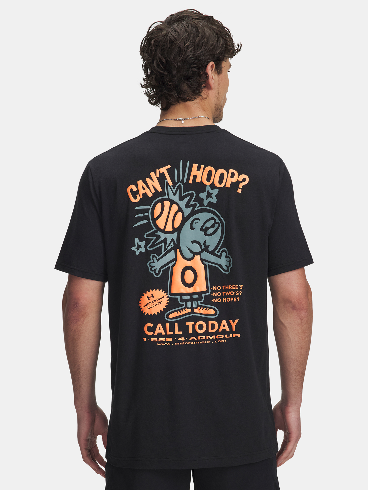 Men's T-shirt Under Armour UA M 60/40S Can't Hoop SS-BLK - Men