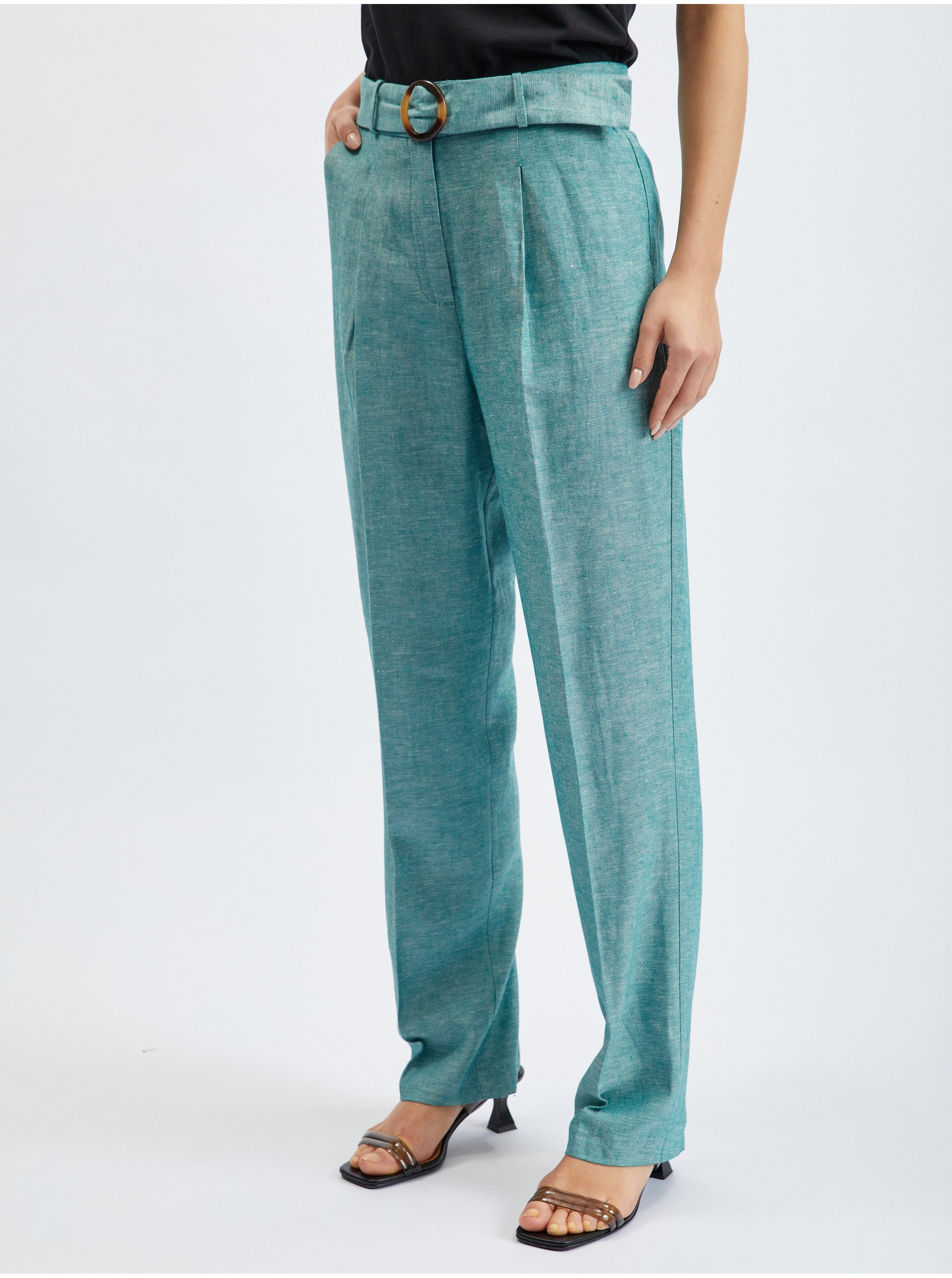 Green Women's Trousers ORSAY - Women's