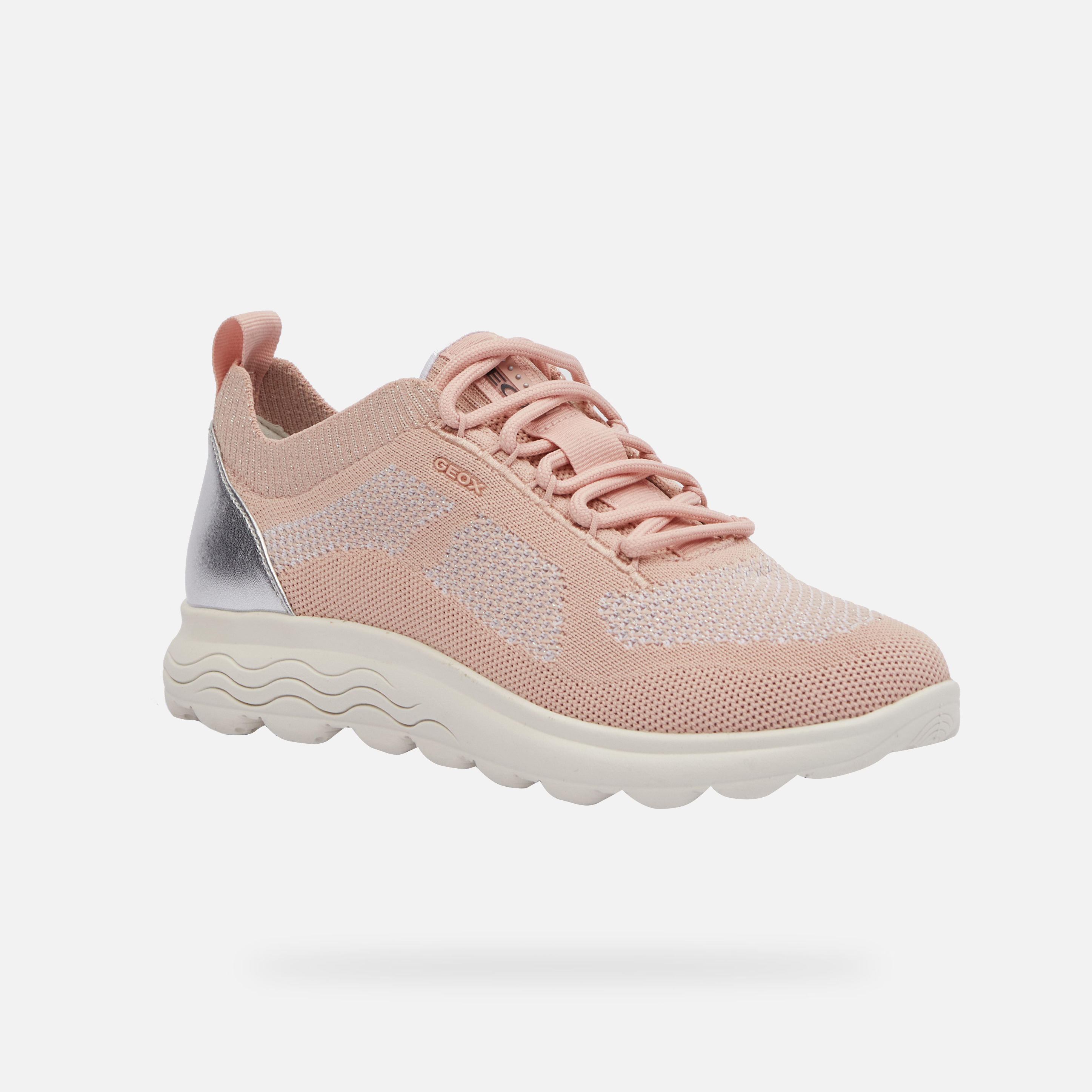 Pink women's sneakers Geox Spherica - Women's