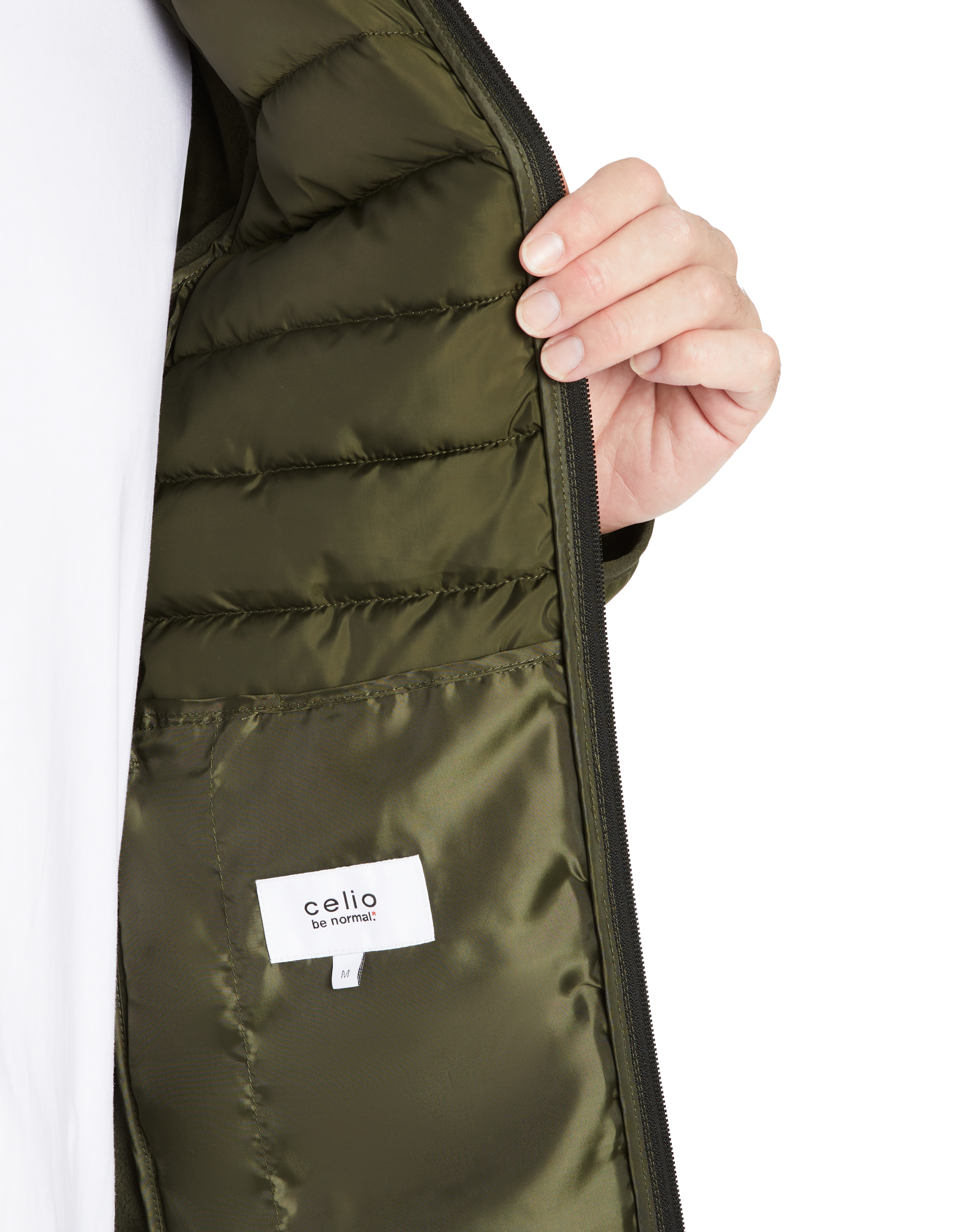 Celio Hooded Vest Jushellsl - Men's