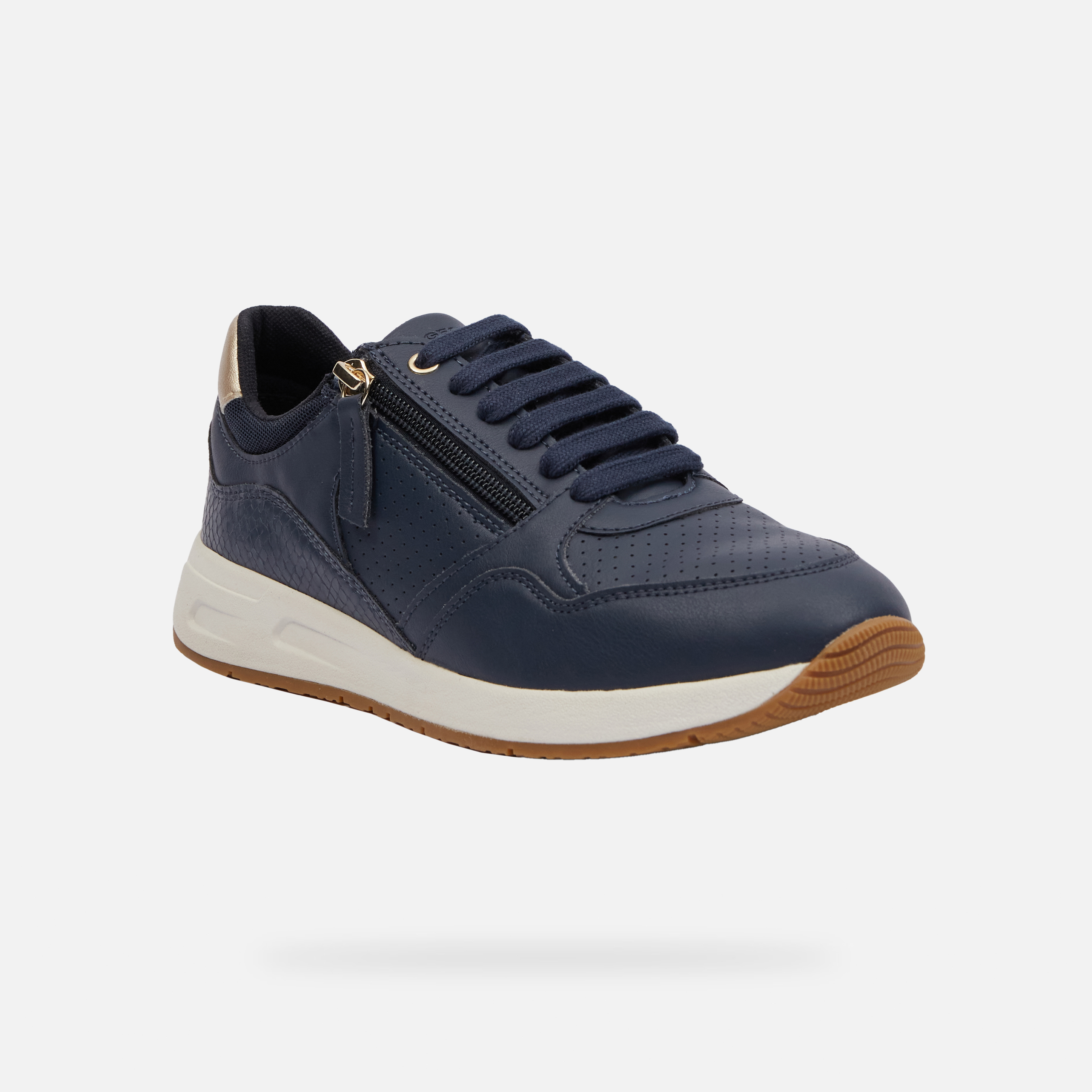 Dark blue women's sneakers Geox Bulmya - Women's