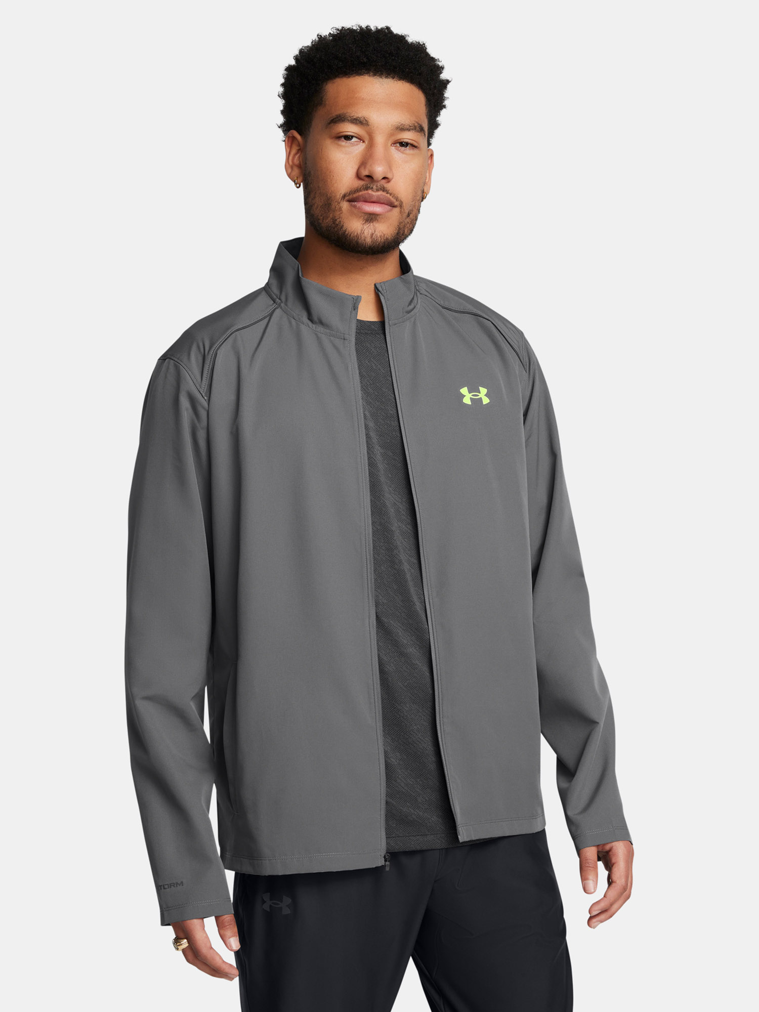 Men's jacket Under Armour UA Launch Jacket-GRY - Men