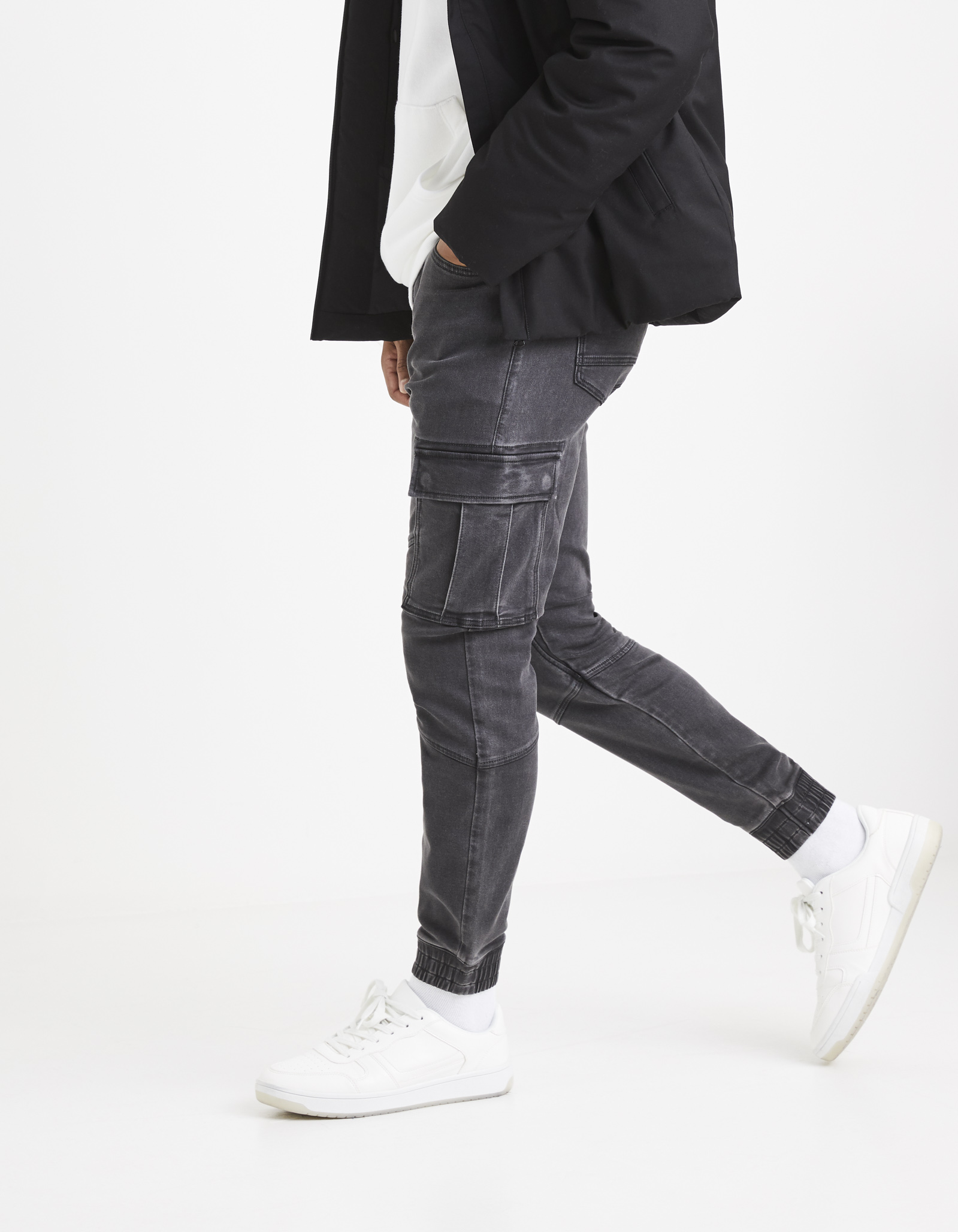 Pantaloni casual pentru barbati Celio - gri