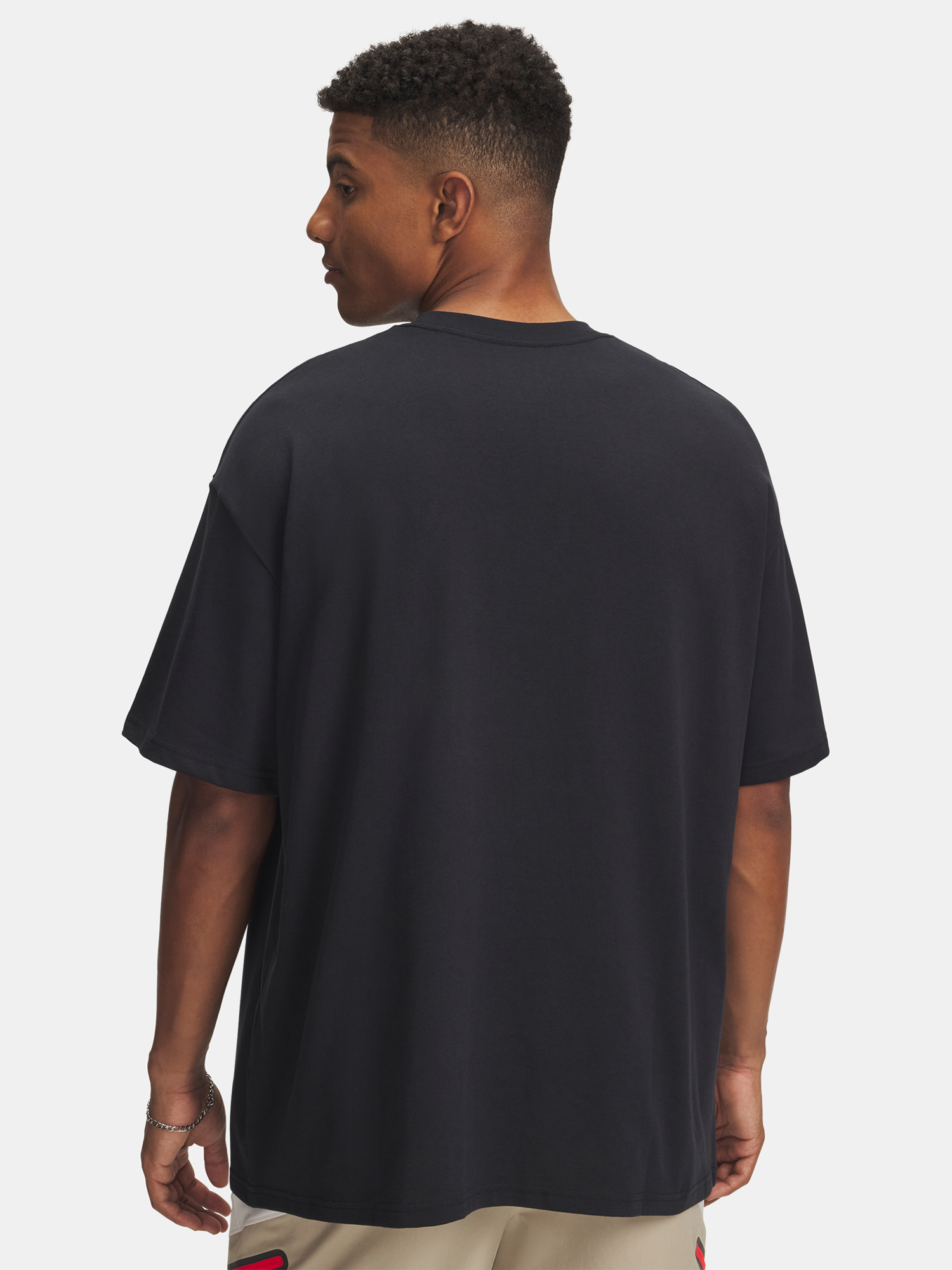 Men's T-shirt Under Armour UA HWT U LOGO SS-BLK - Men's