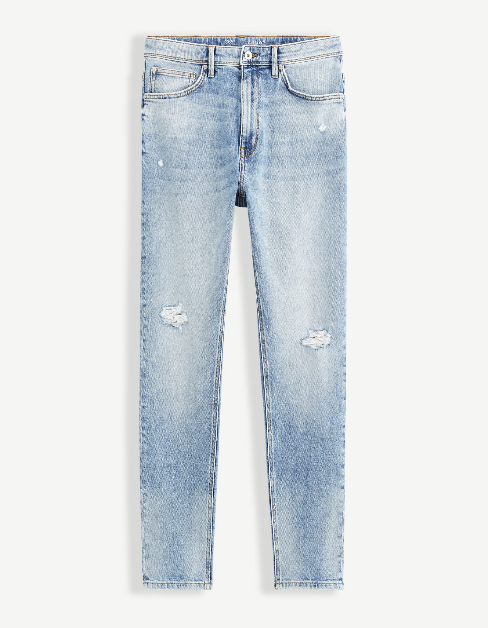 Slim fit pentru barbati Celio - albastru deschis