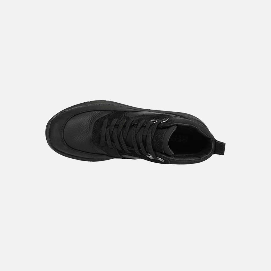 Men&#039;s Black Ankle Boots Geox Spherica 4X4 B ABX - Men