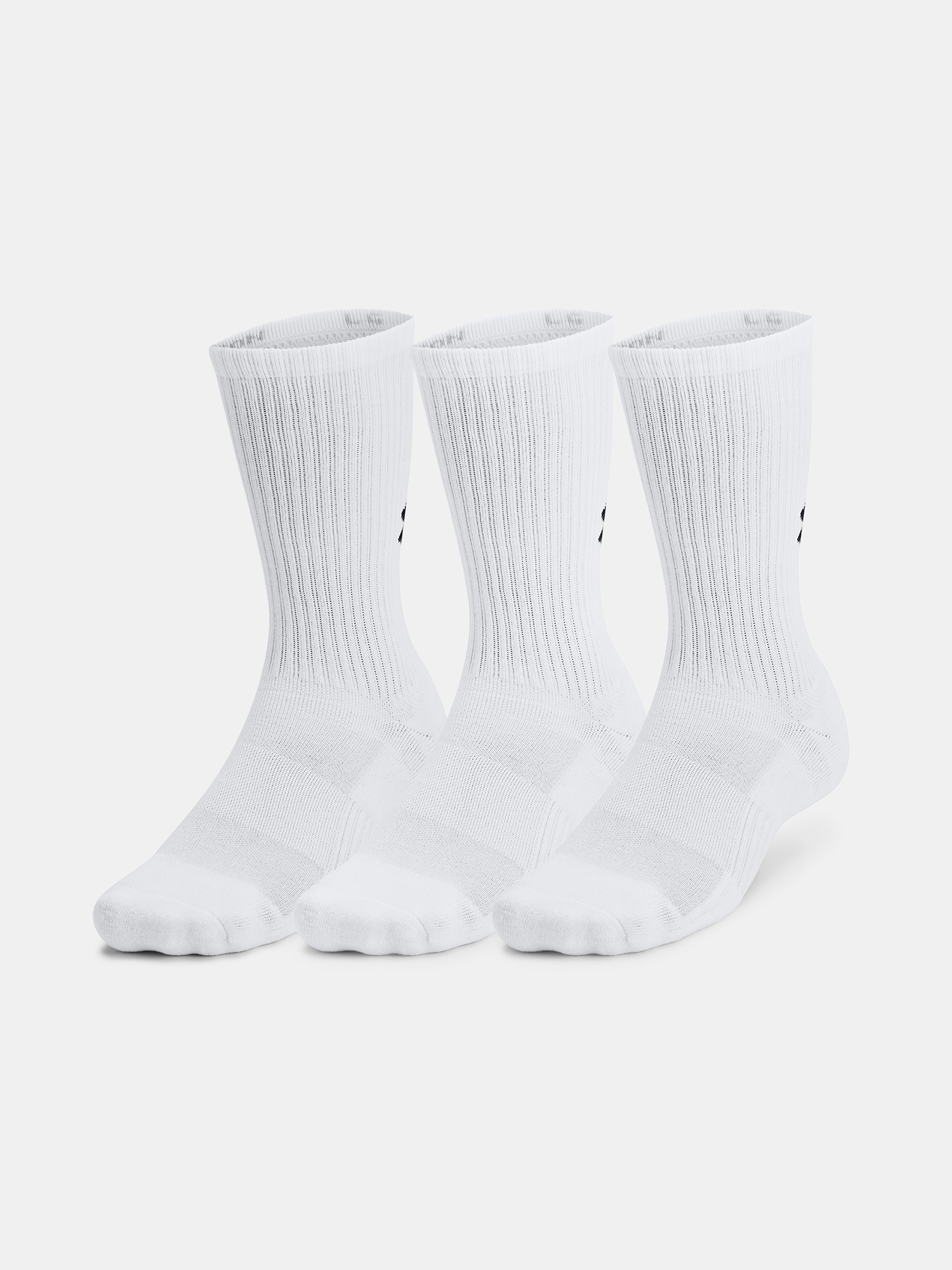 Unisex socks Under Armour Unisex UA TC 3pk Crew-WHT - unisex