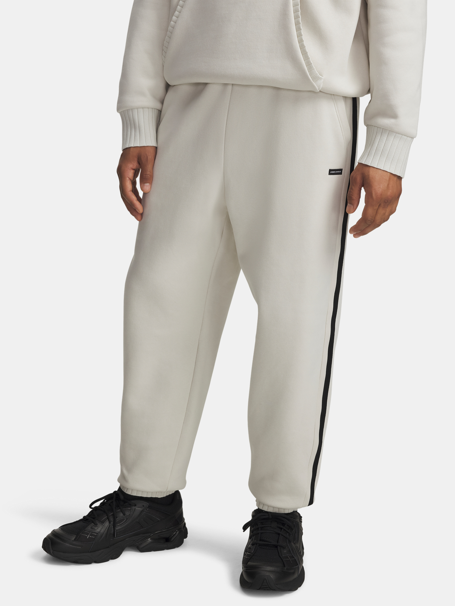 Under Armour UA Icon Heavy Rib Jogger-WHT Men&#039;s Sweatpants - Mens