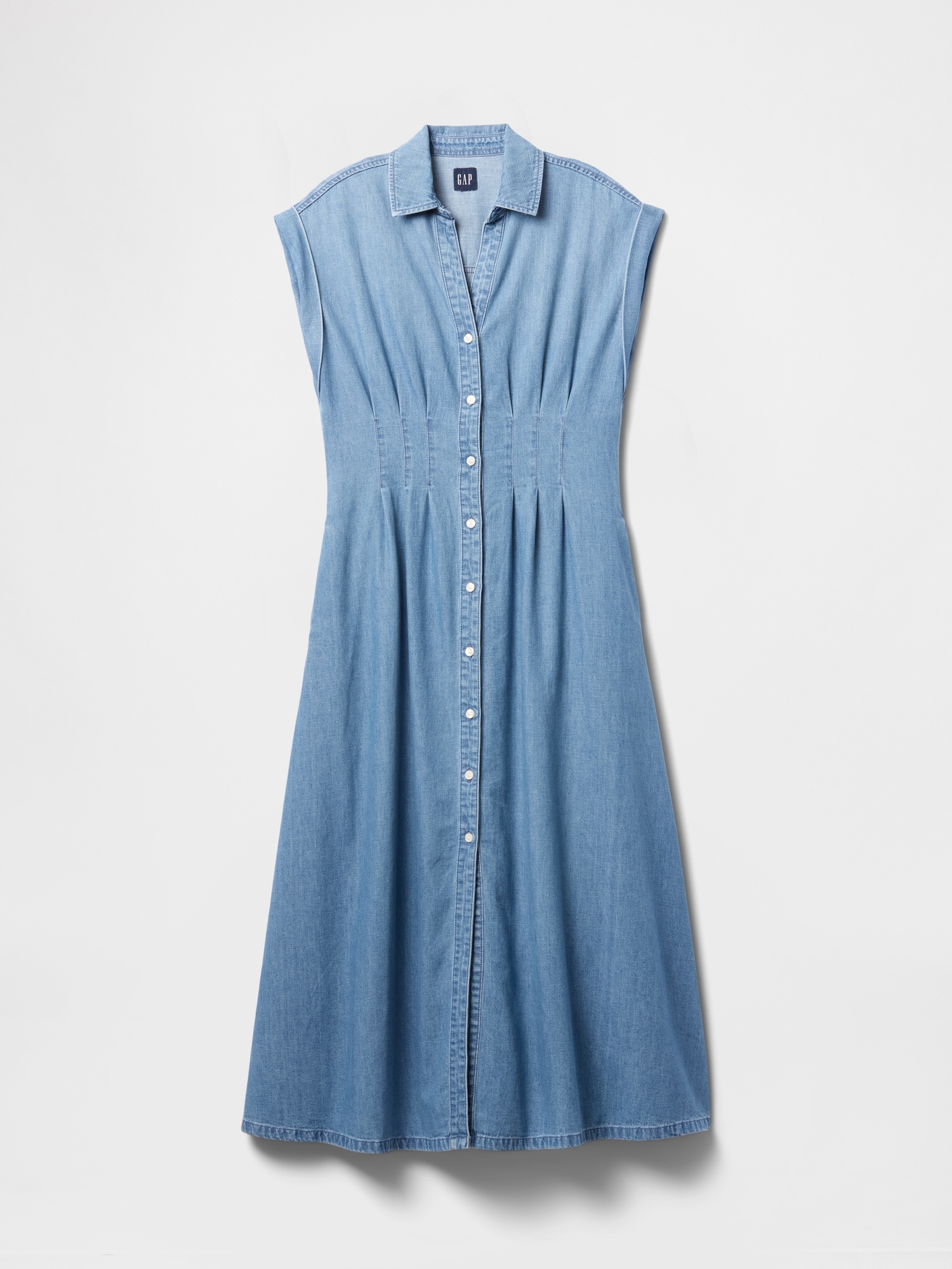 GAP Denim shirt maxi dress - Women's