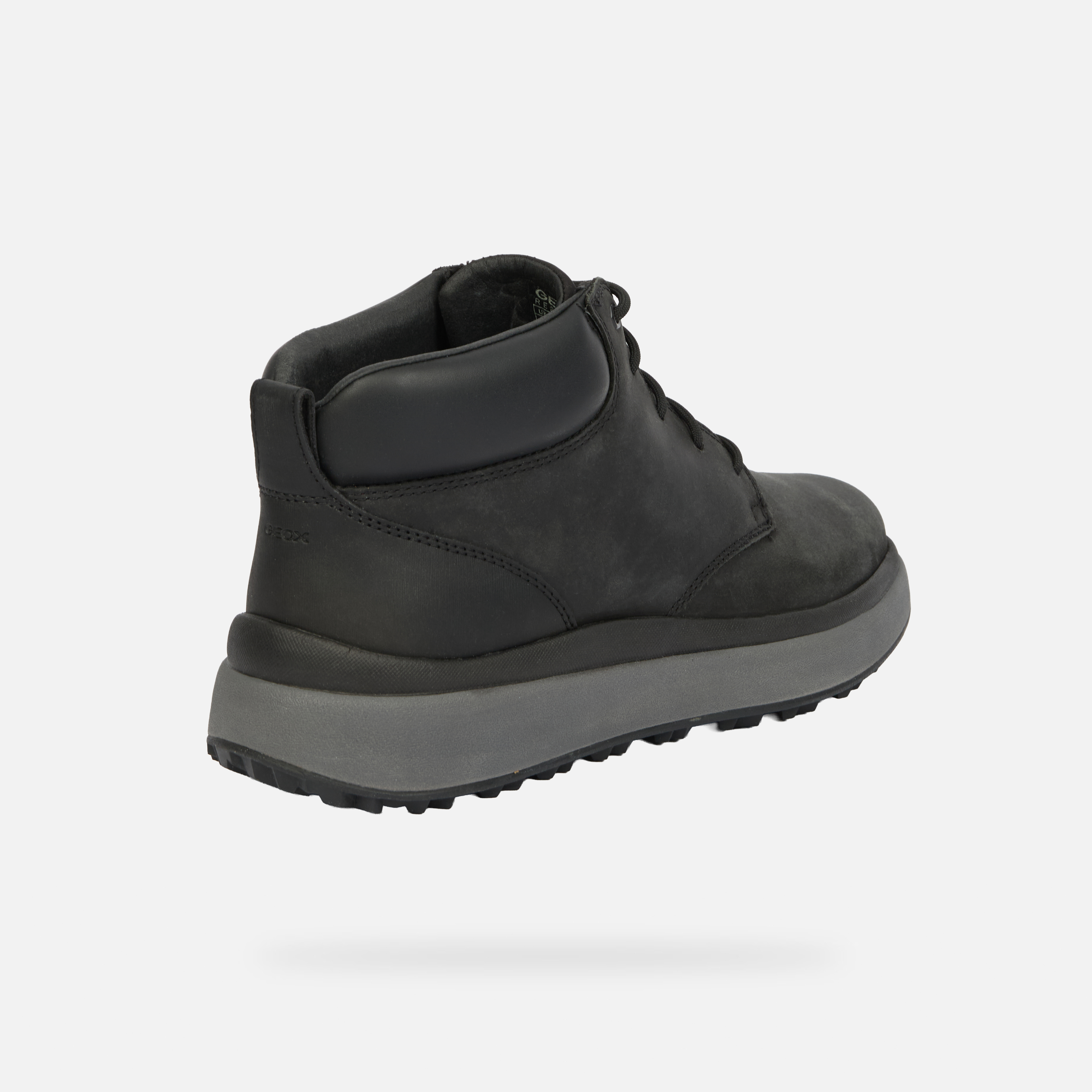 Ghete negre pentru bărbați Geox Granito + Grip