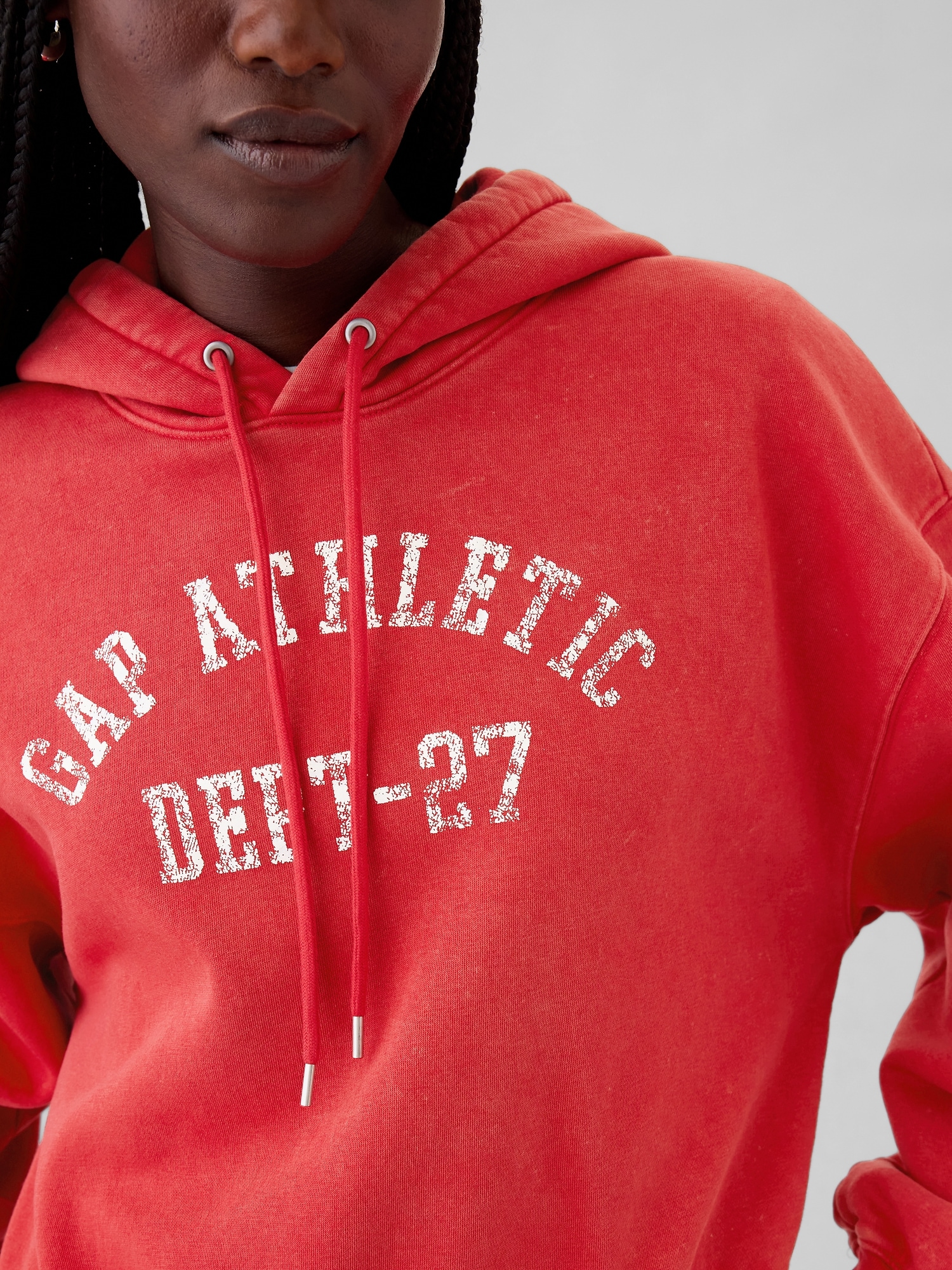 GAP Crop sweatshirt with logo - Women&#039;s