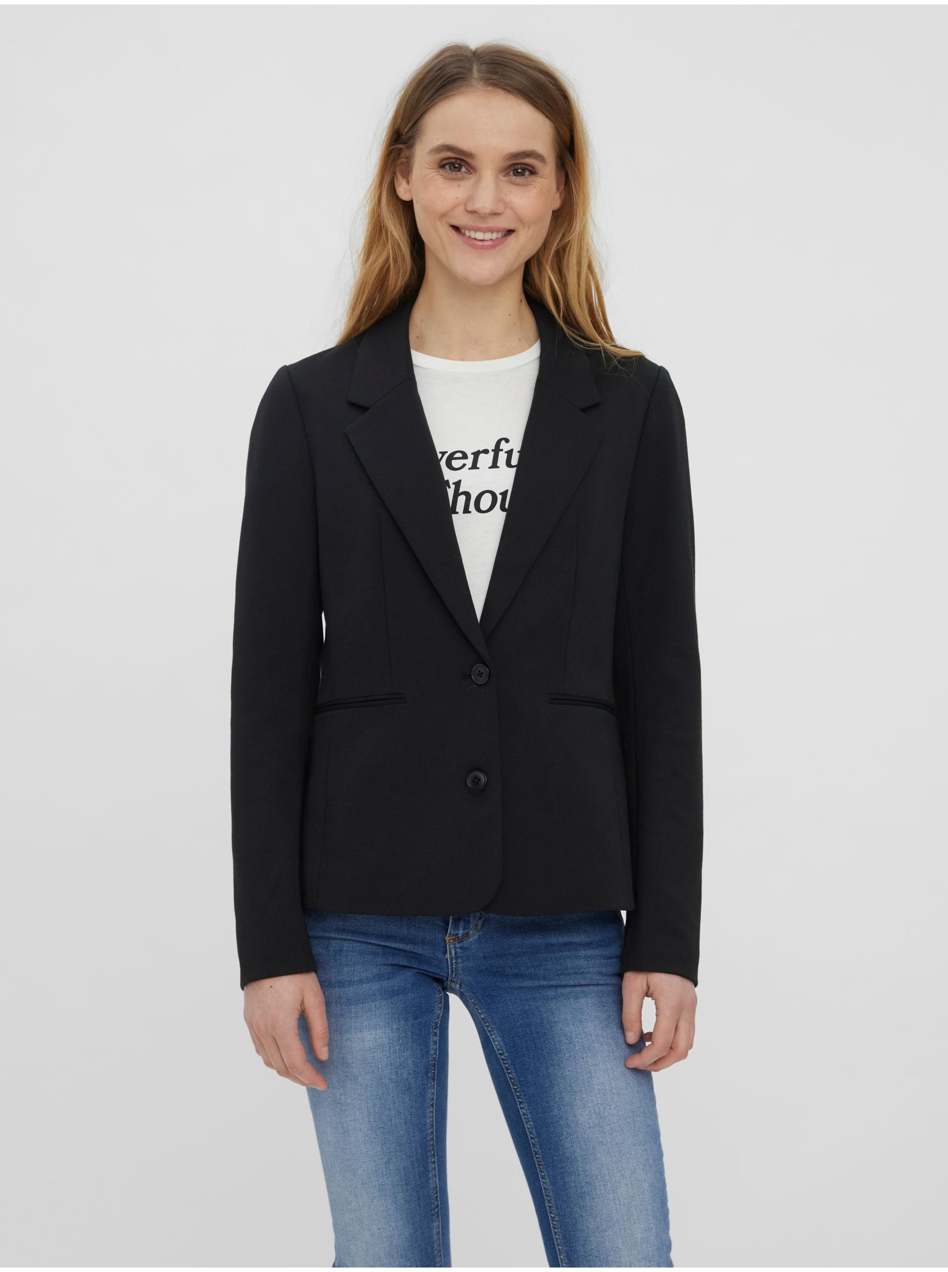 Black Suit Slim Fit Jacket VERO MODA Lucca - Ladies