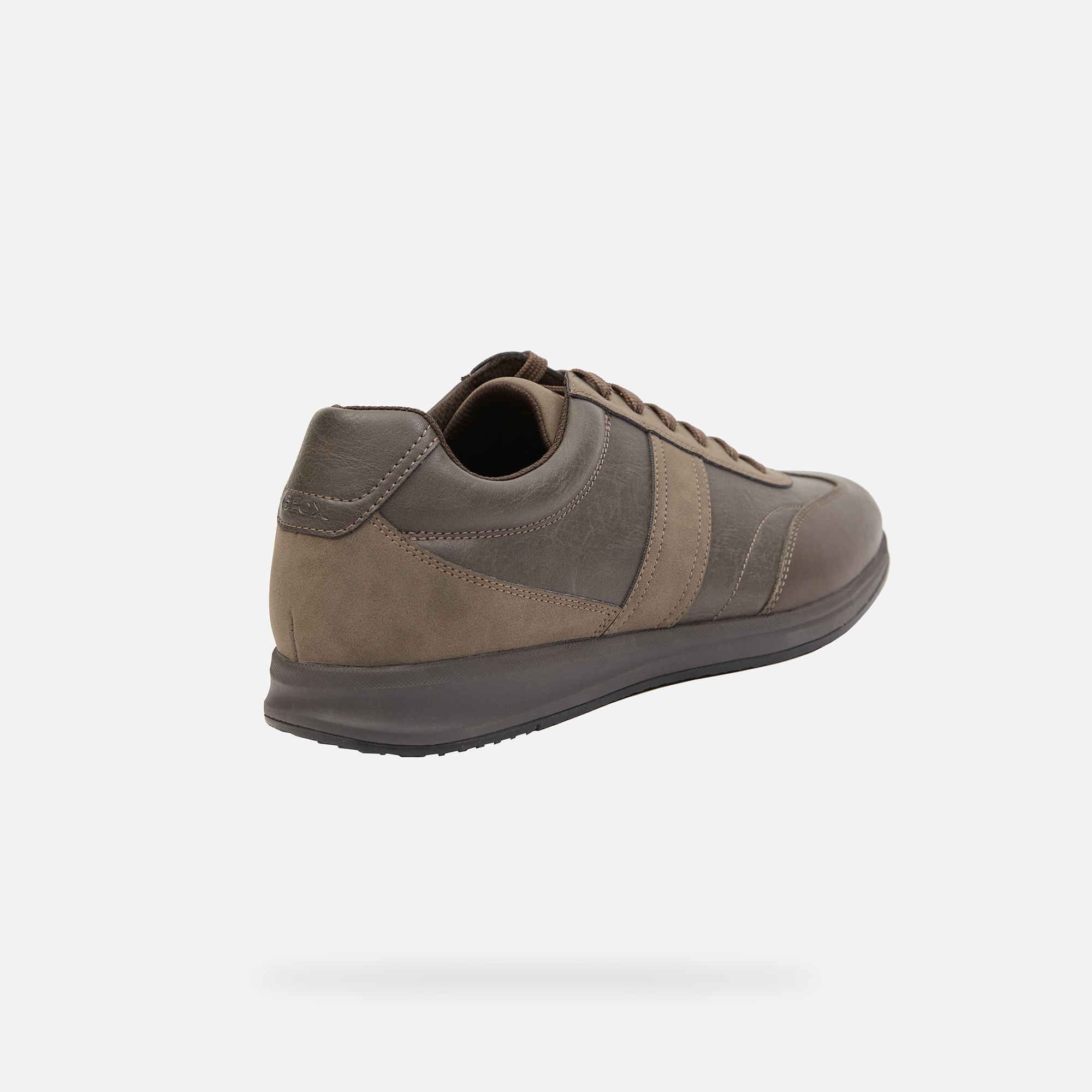 Brown men's sneakers Geox Avery - Men's
