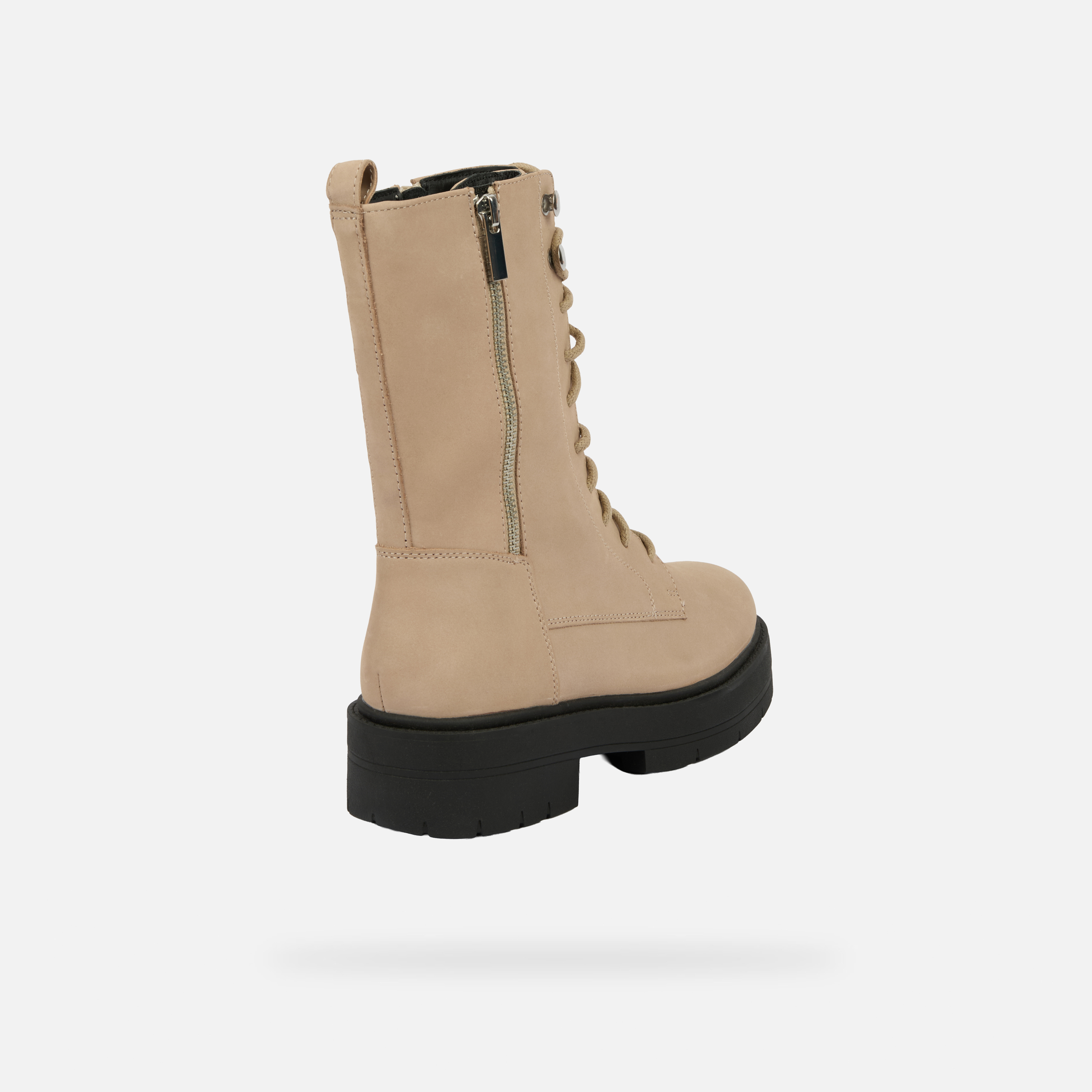 Beige Geox Spherica EC7 Women's Ankle Boots - Ladies