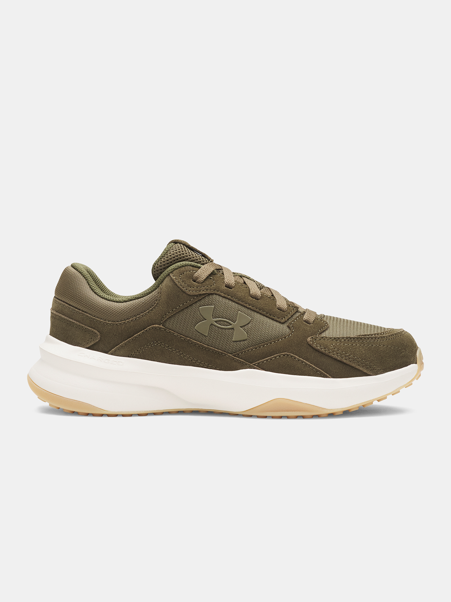 Mens shoes Under Armour UA Edge SUEDE-GRN - Mens
