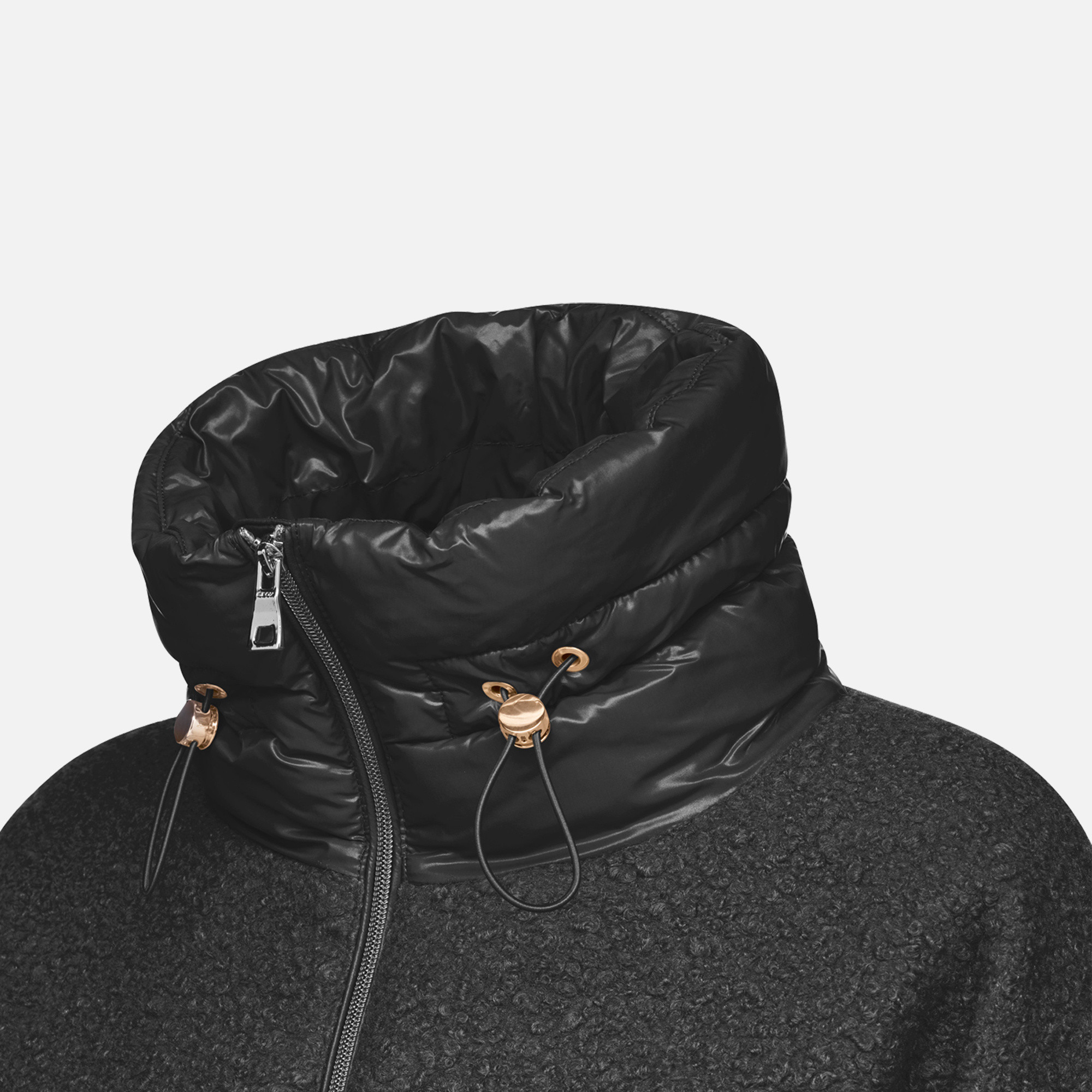 Black Women's Coat Geox Calithe - Women's