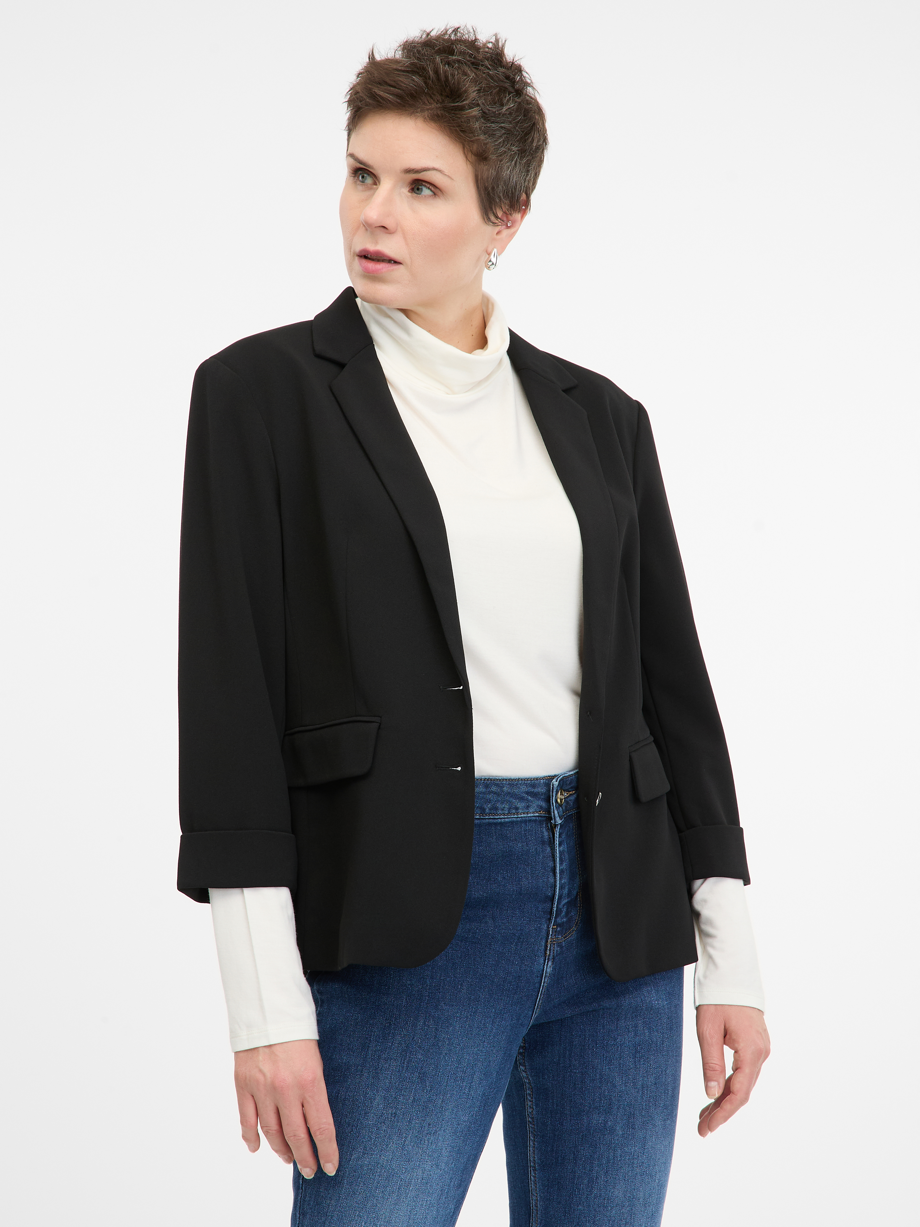 Sacouri si blazere pentru femei ORSAY - negru