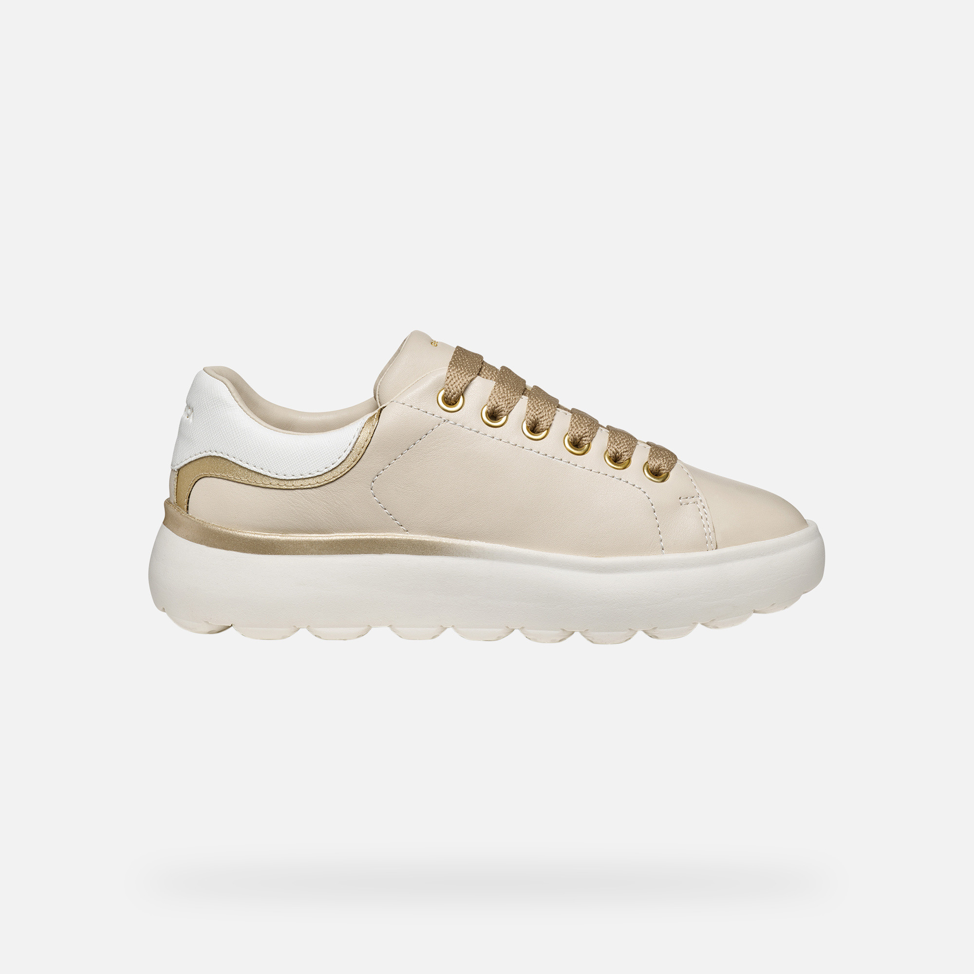 Кремави дамски маратонки Geox Spherica Ec4.1