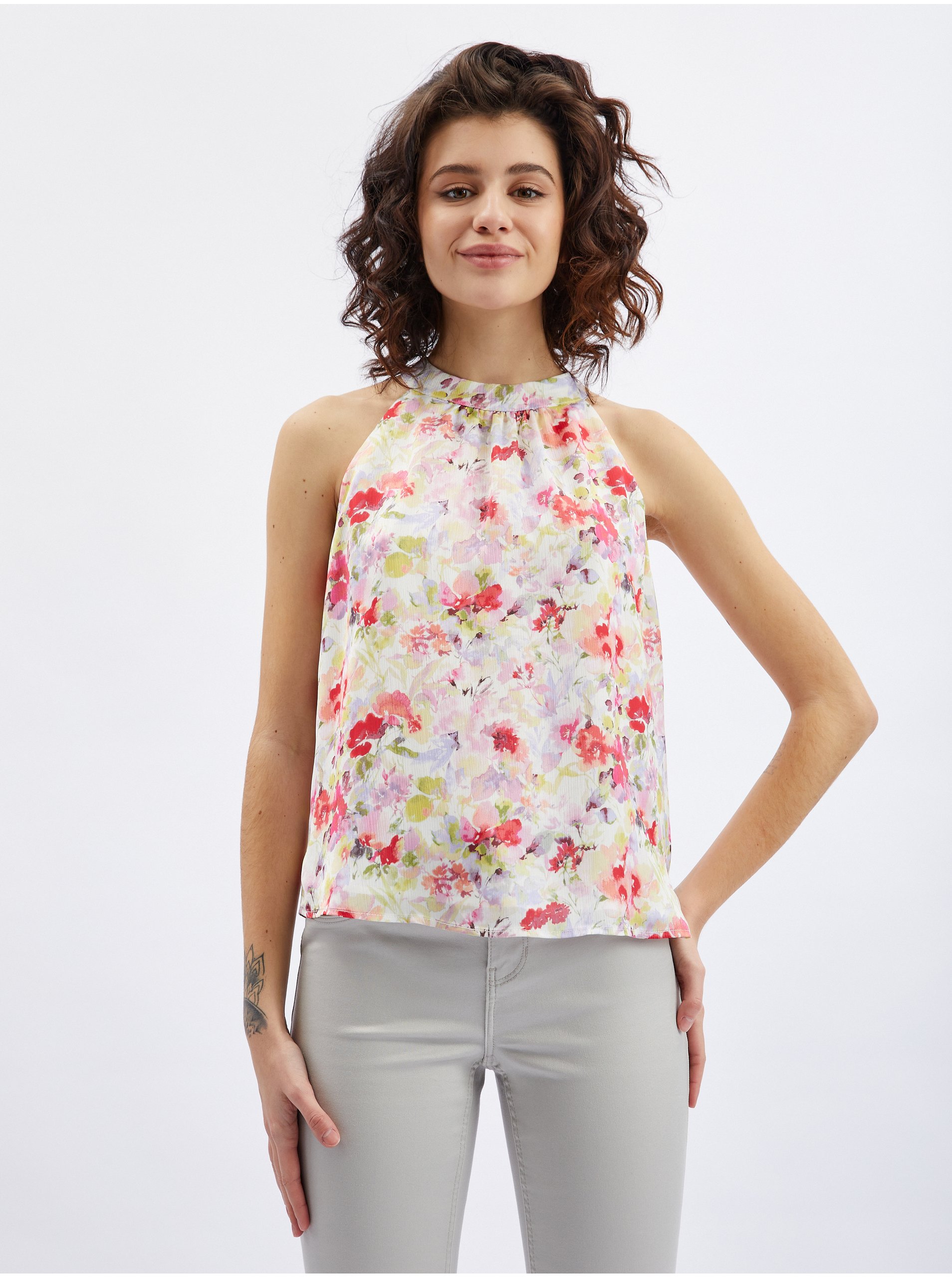 Orsay Pink-cream Women's Floral Blouse - Women