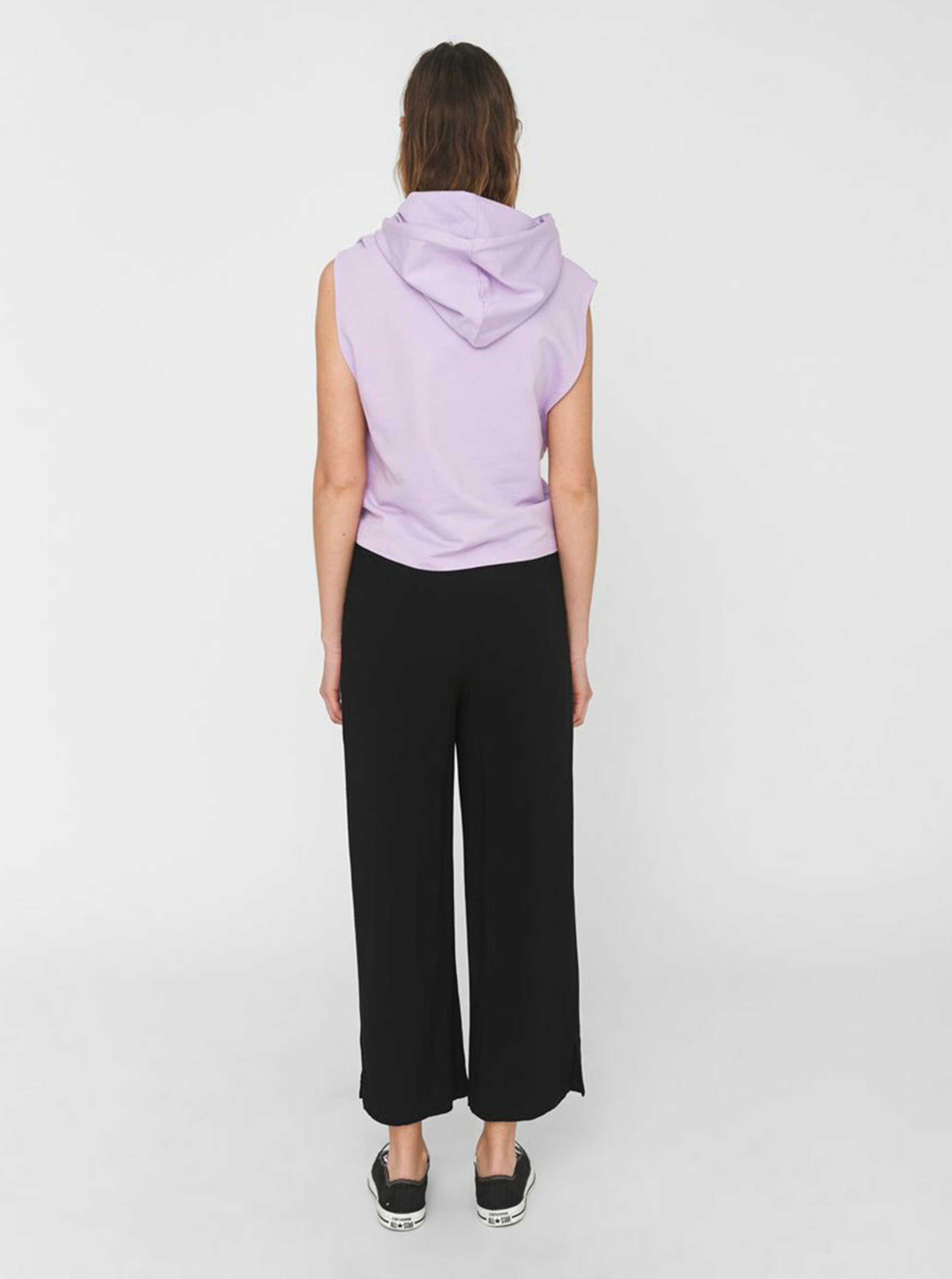 Pantaloni chino pentru femei Noisy May - negru