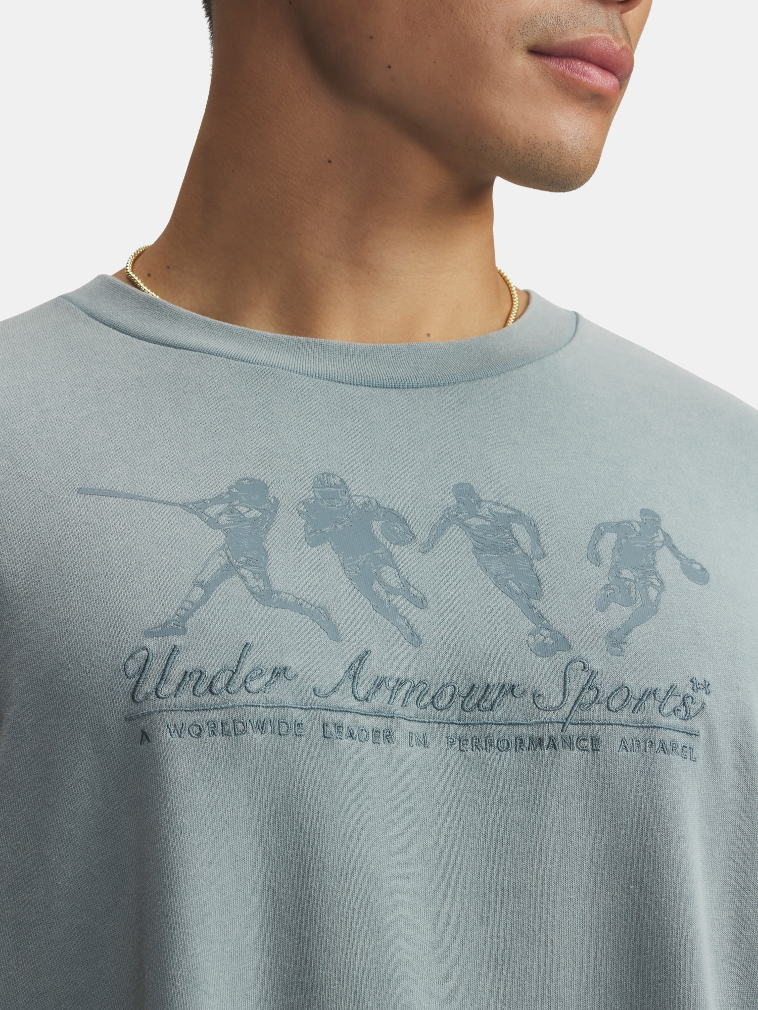 Men's Under Armour UA HWT ATHLETES OS SS-GRN - Men's T-Shirt