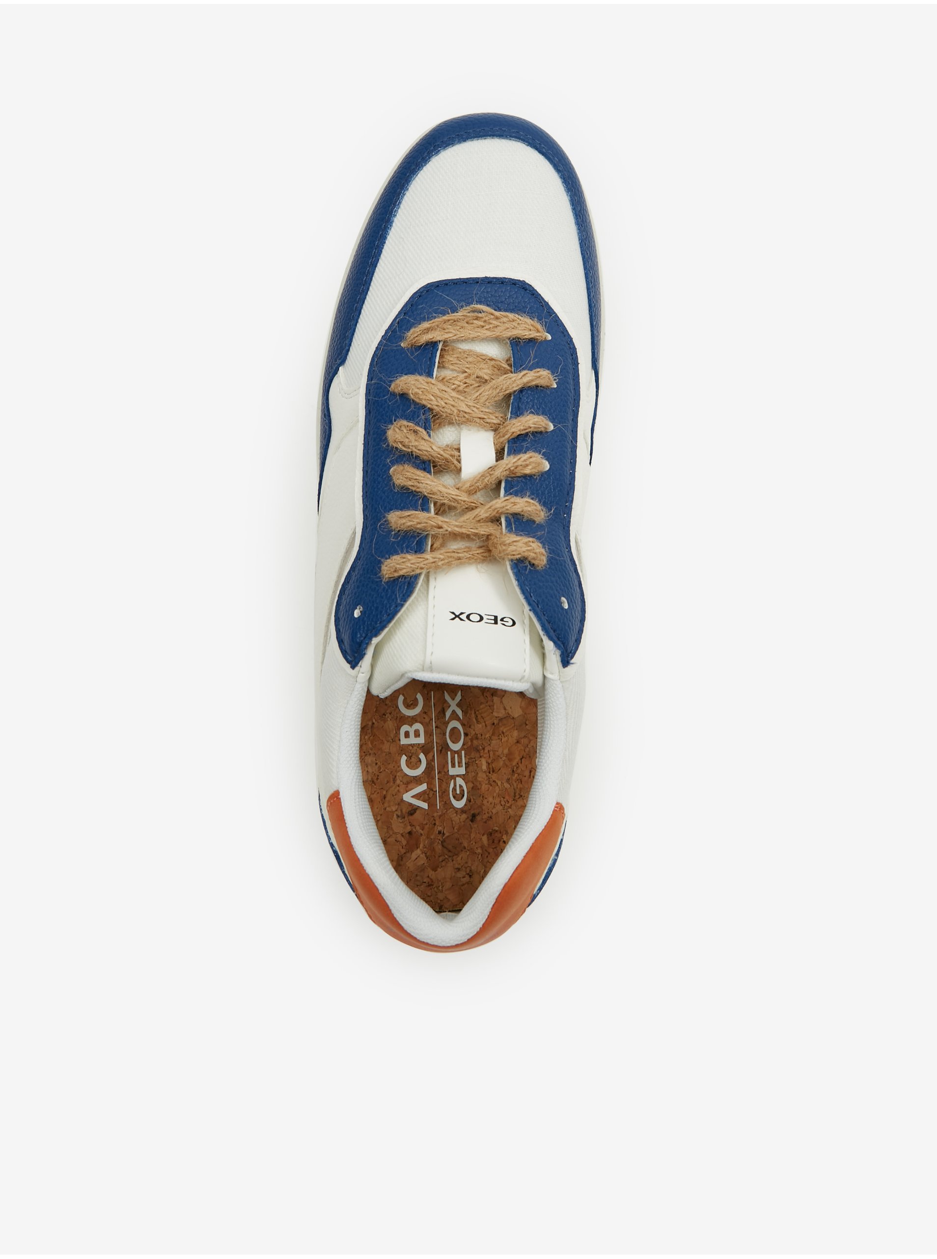 Tenisi, espadrile pentru barbati Geox - alb, albastru