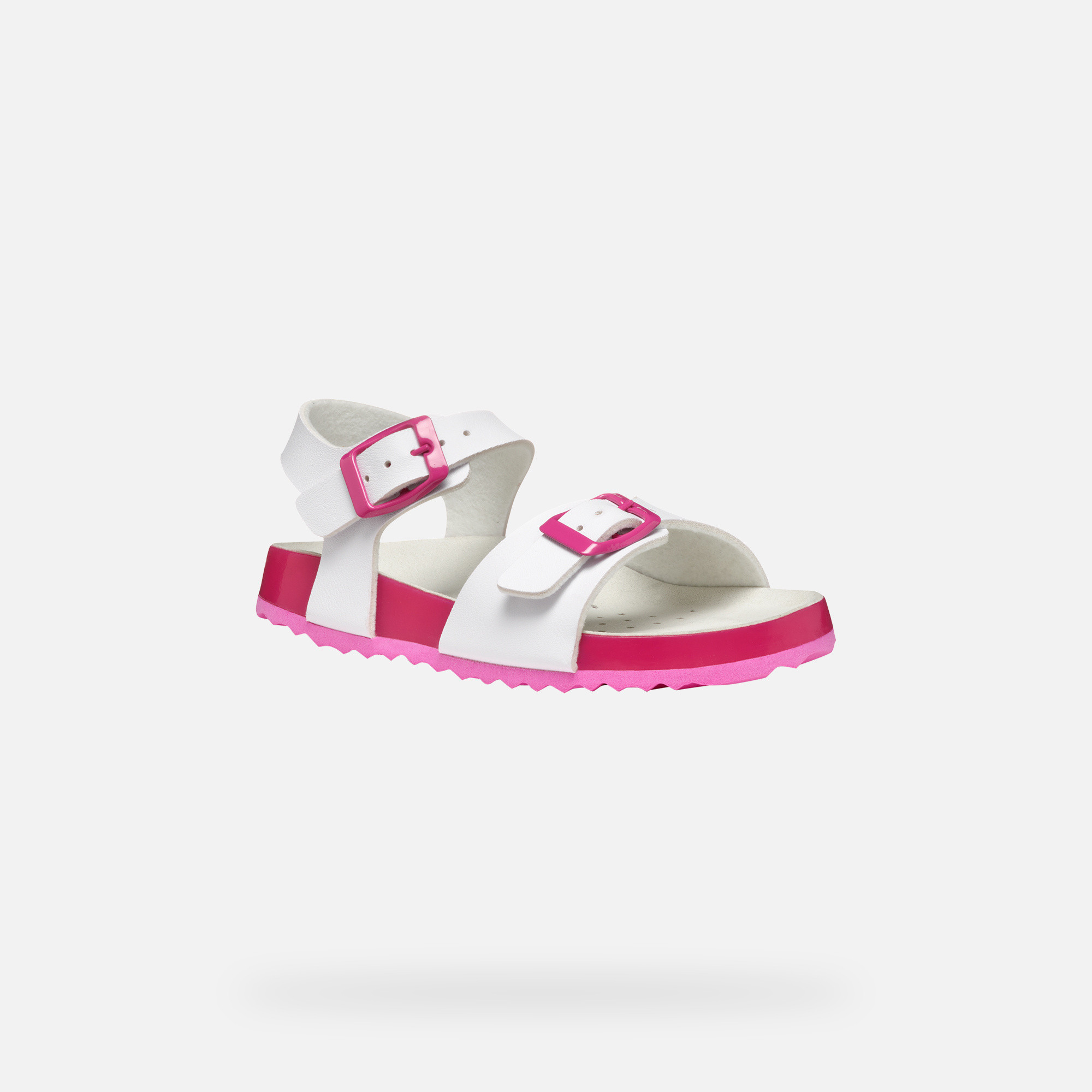 Biele dievčenské sandále Geox Adriel