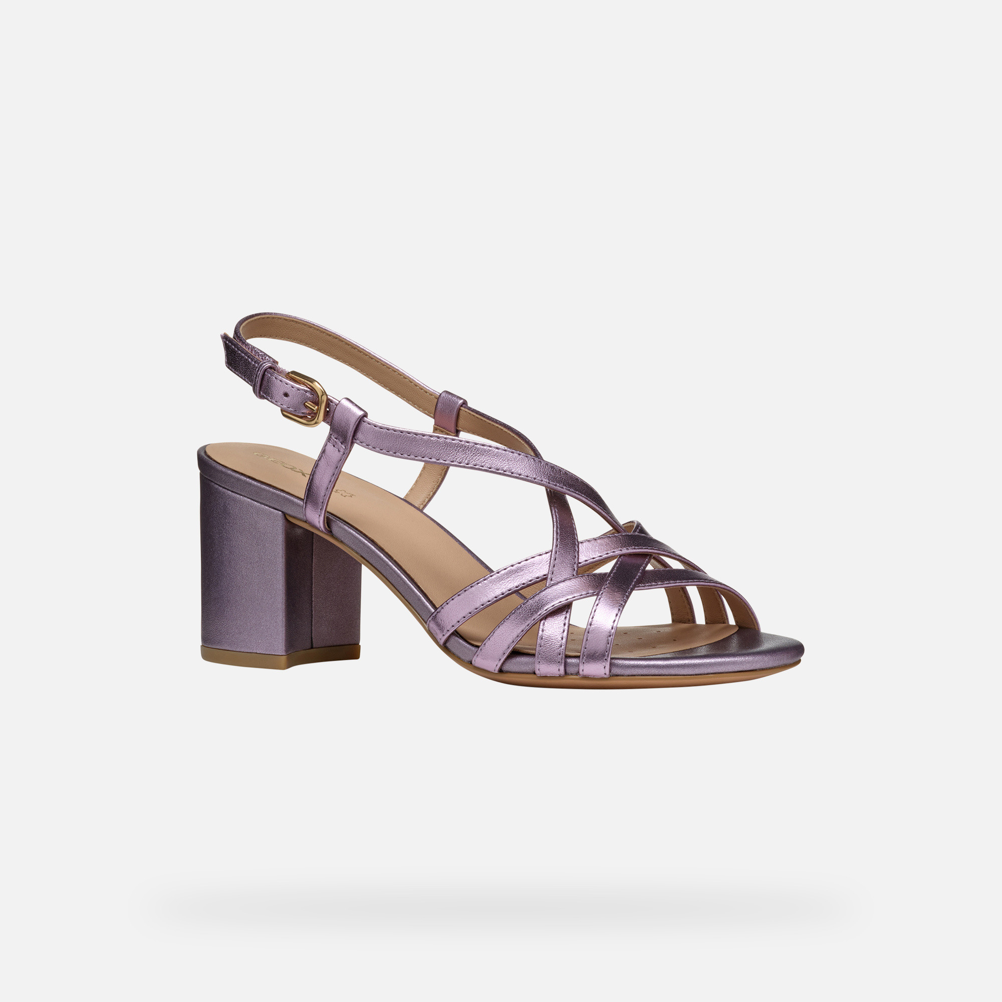 Purple women's sandals Geox Virnilisa 65 S - Women's