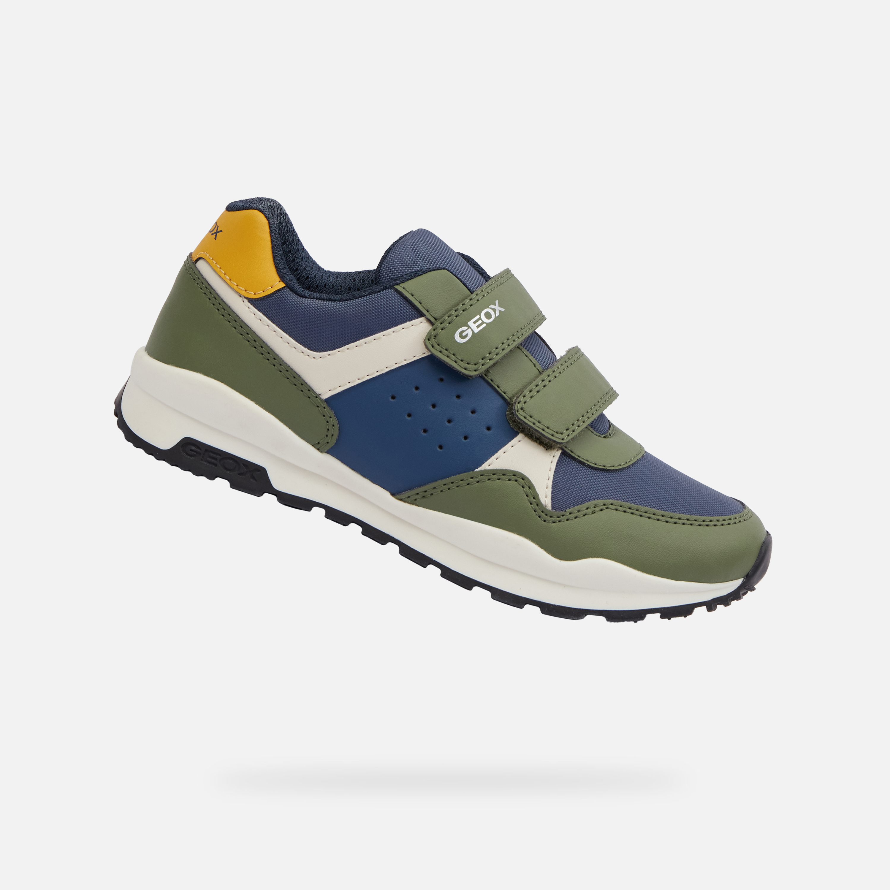 Khaki boys sneakers Geox Pavel - Boys