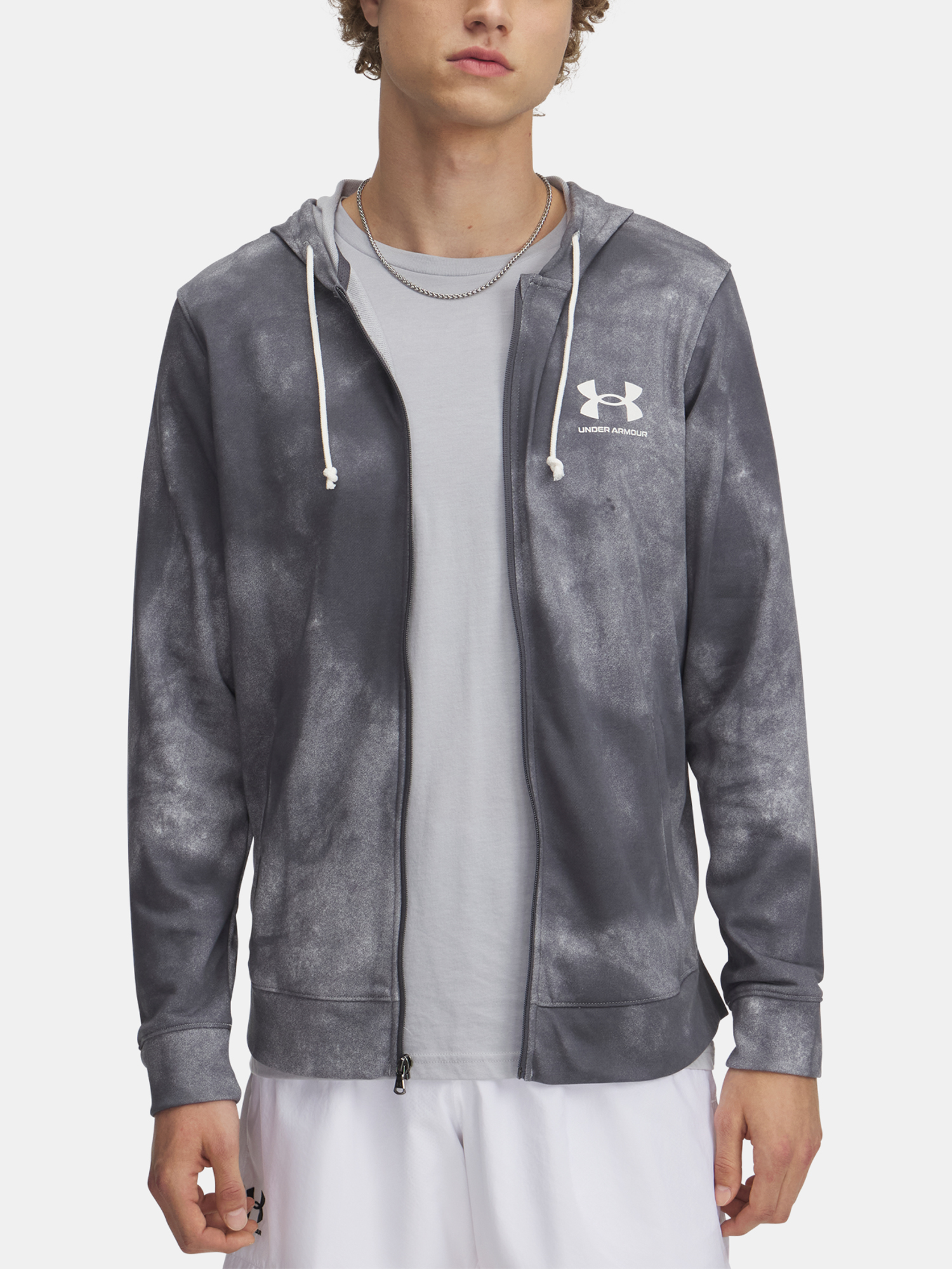Men&#039;s sweatshirt Under Armour UA Rival Terry AOP FZ Q1 - Men&#039;s