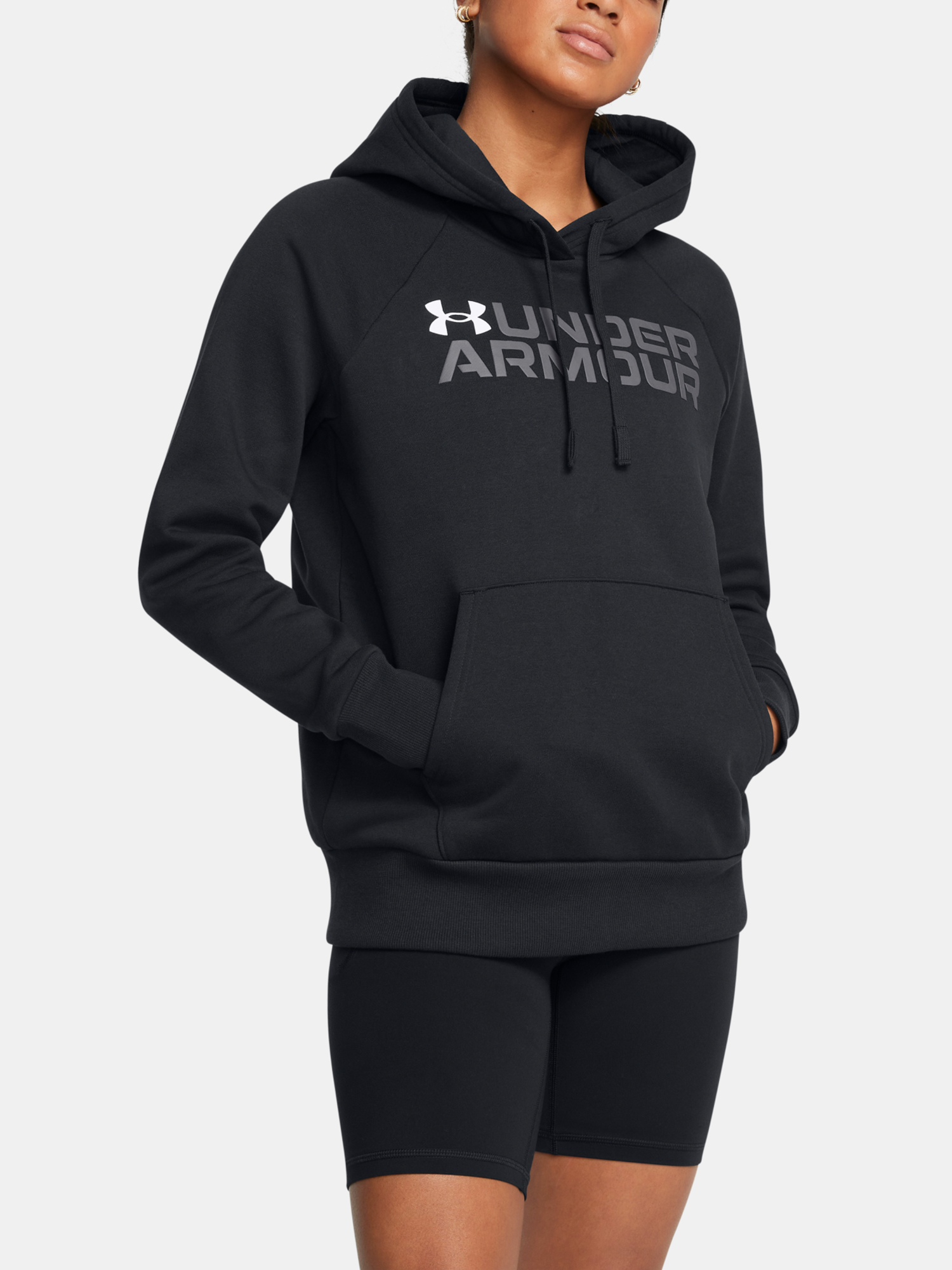Under Armour Women's Rival Fleece Wordmark Hoodie - Women's