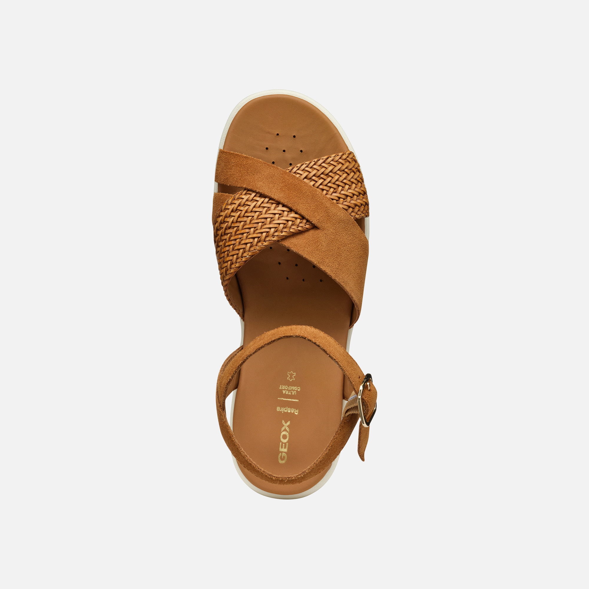 Brown women's sandals Geox XAN2.2S - Women's