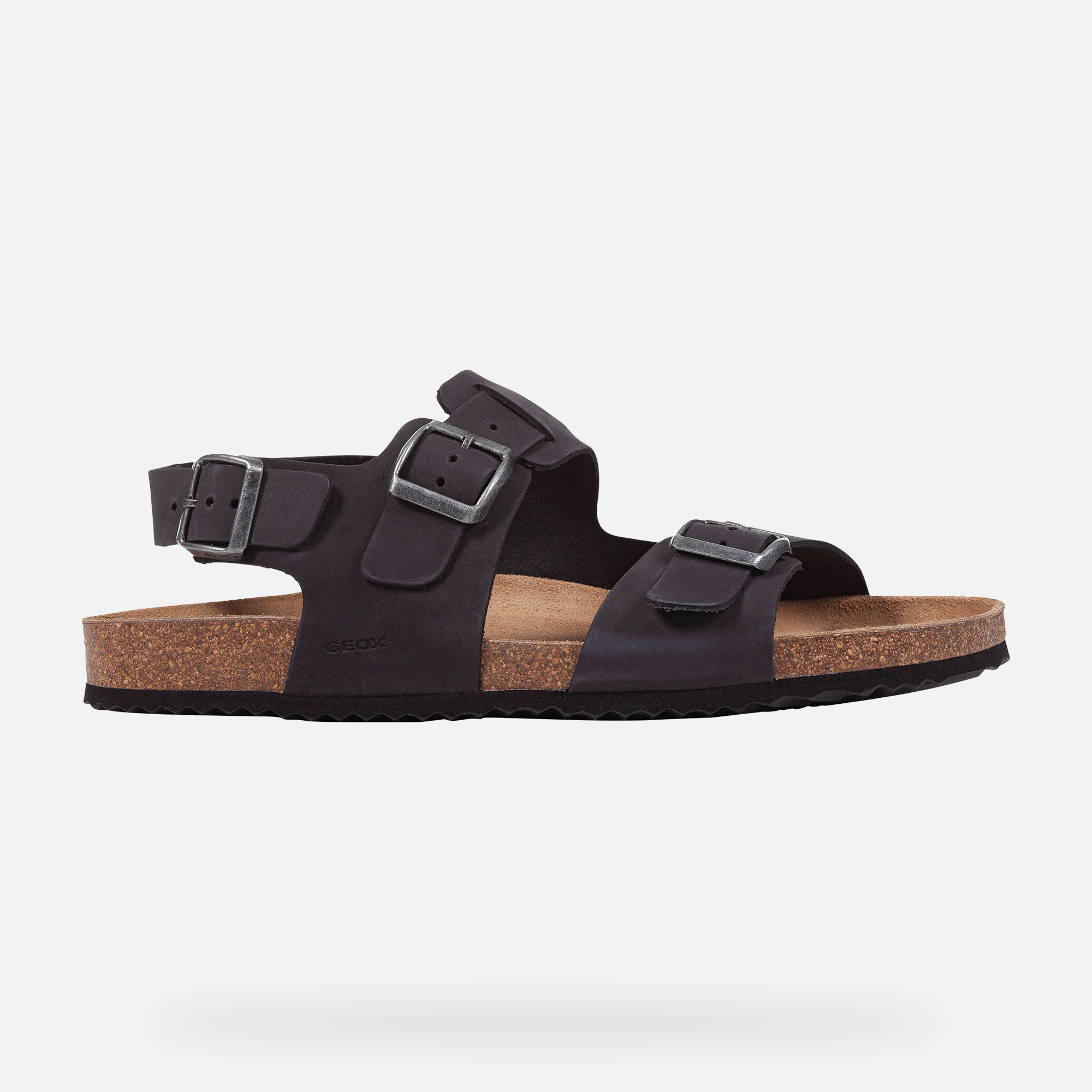 Black men's sandals Geox Ghita - Men's