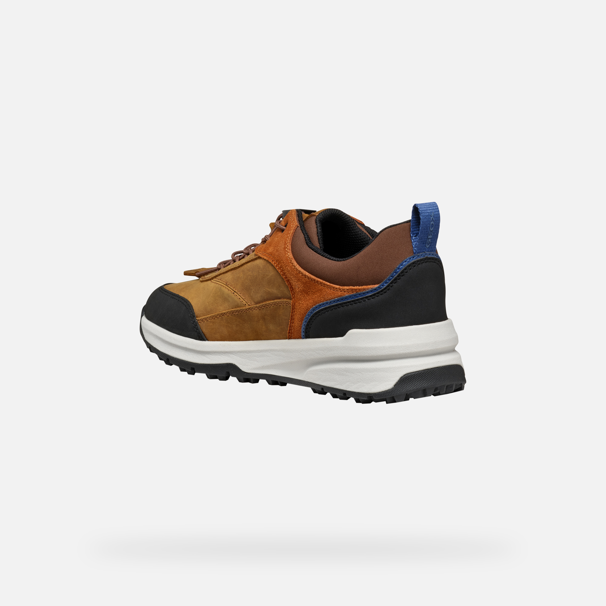 Orange men&#039;s sneakers Geox Sterratrail + Grip - Men