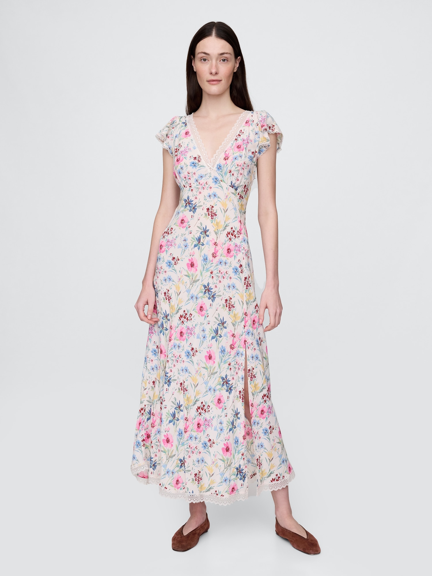 GAP Floral maxi dress - Womens